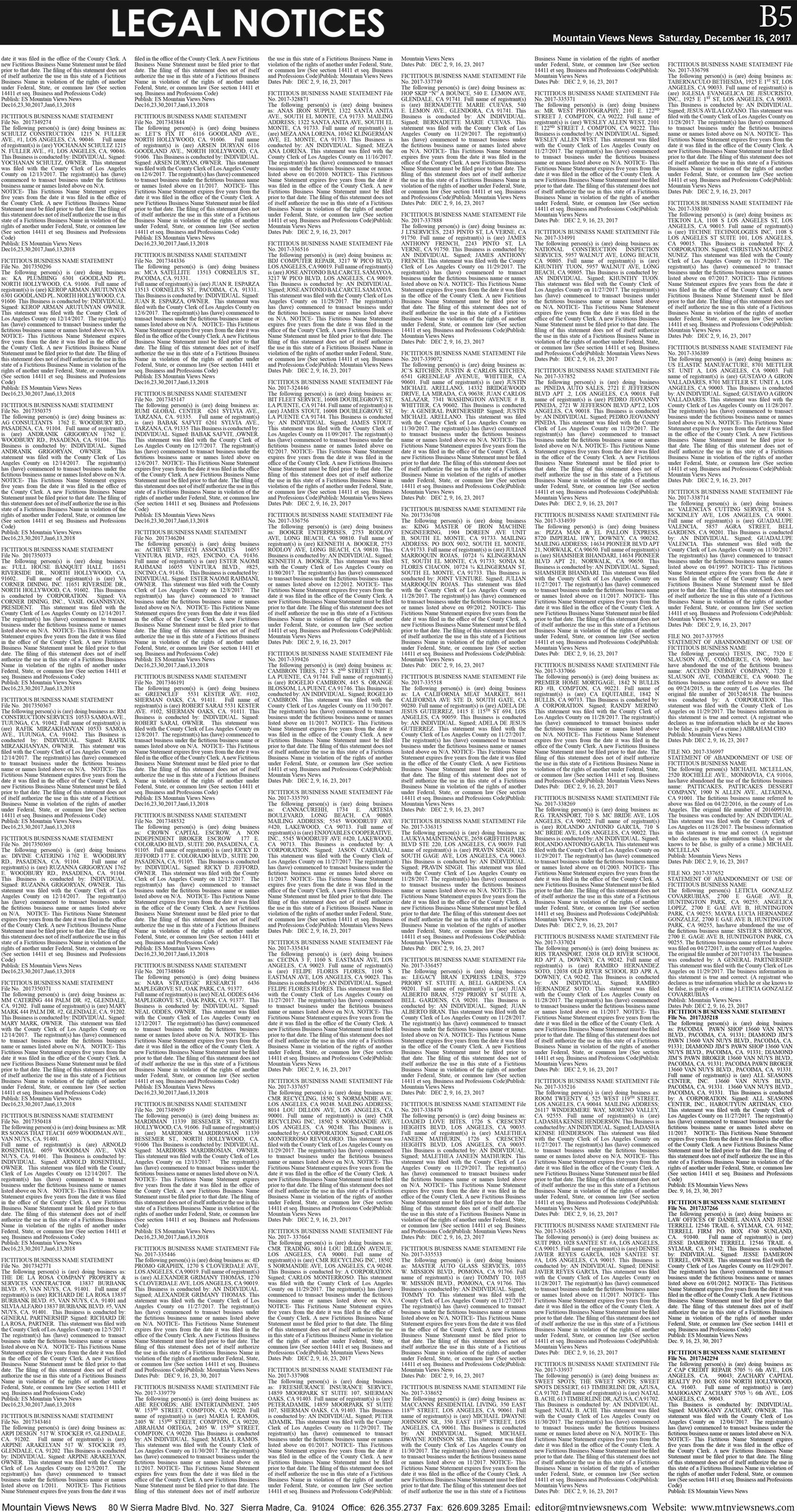 MVNews this week:  Page B:5