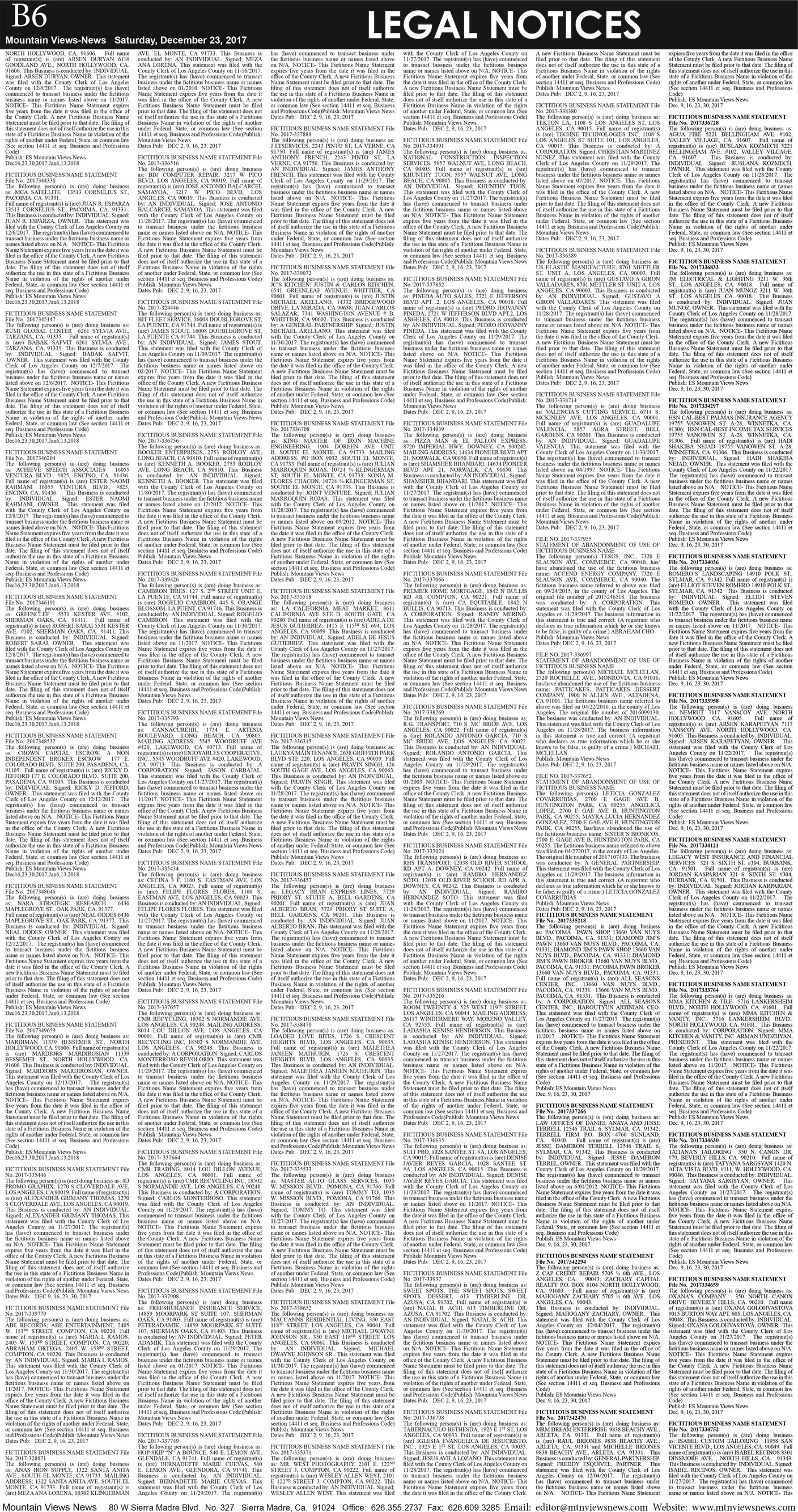 MVNews this week:  Page B:6