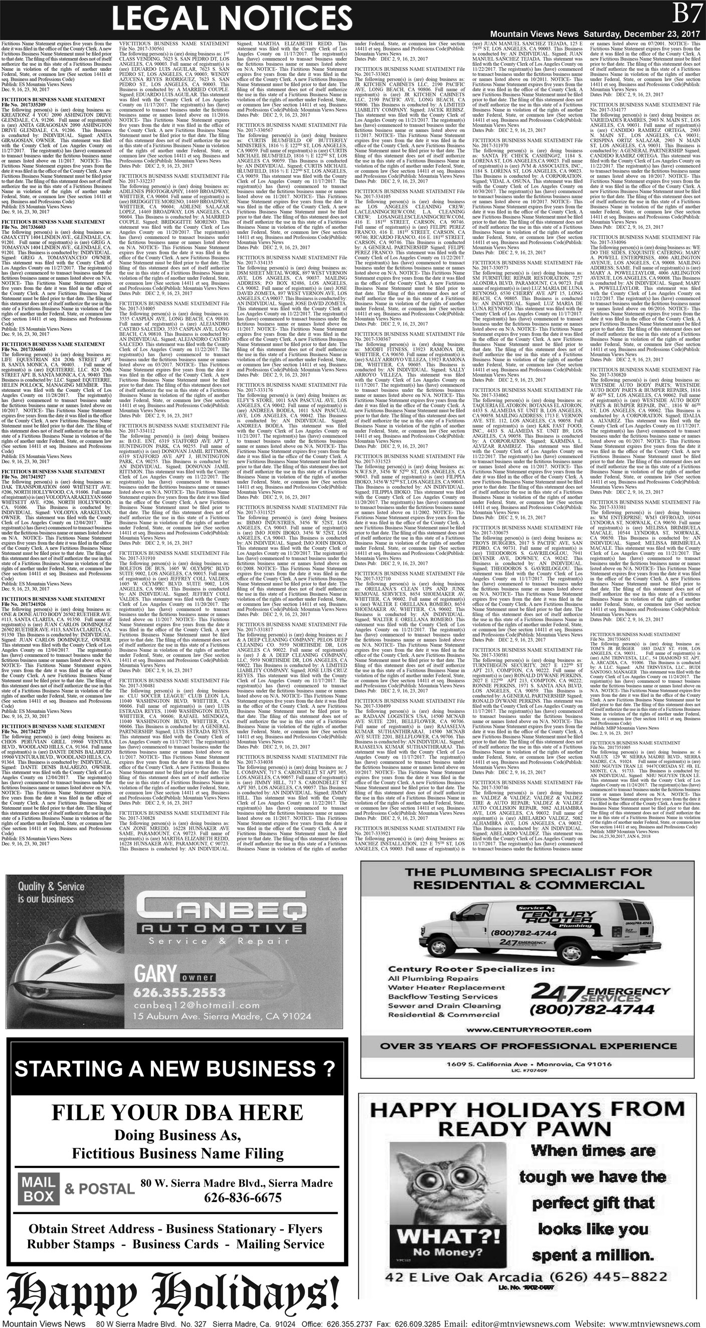 MVNews this week:  Page B:7