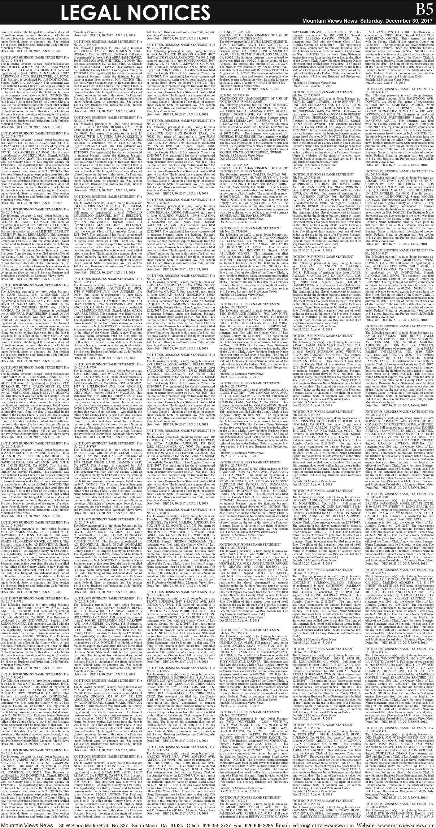 MVNews this week:  Page B:5