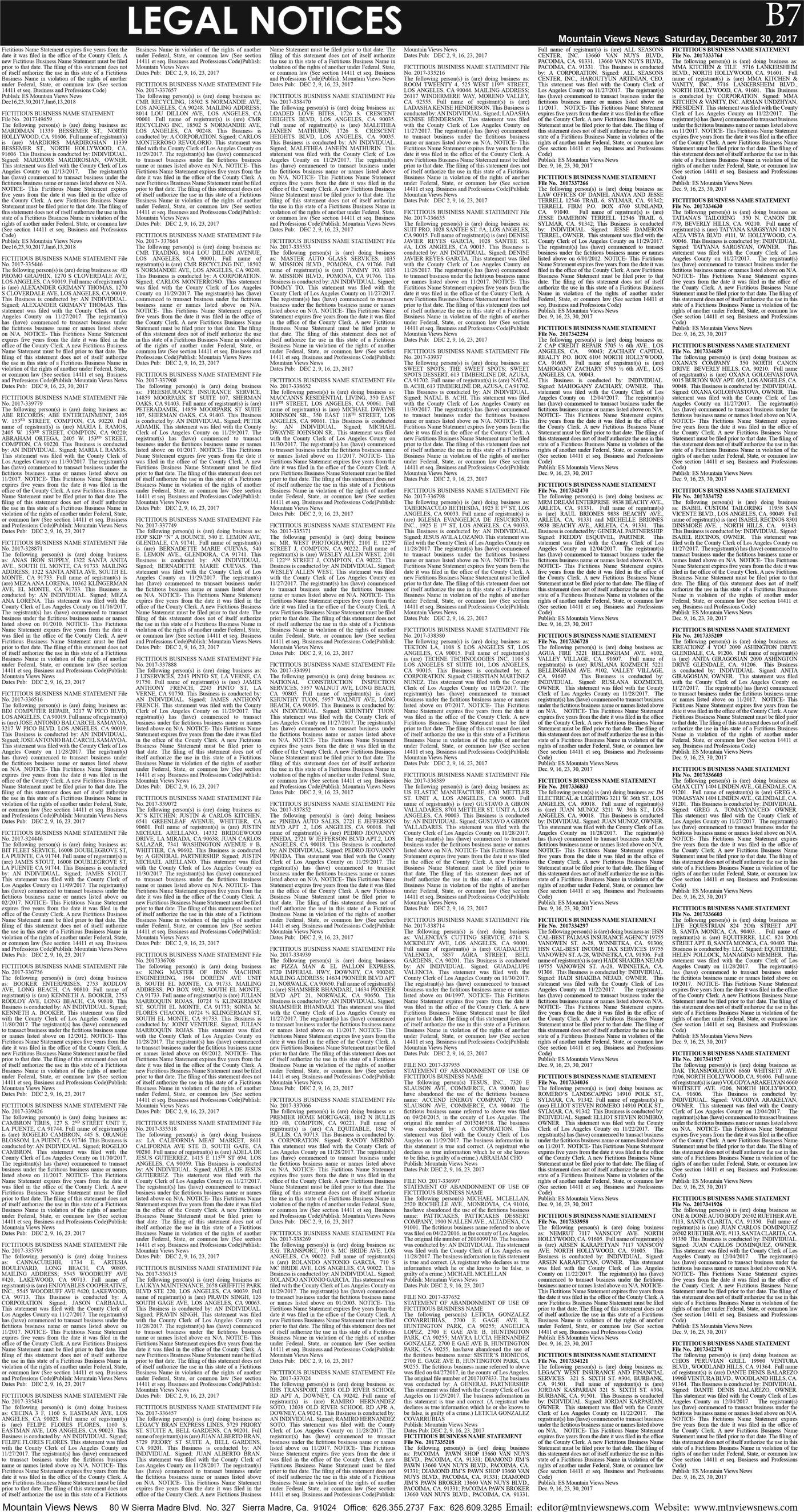 MVNews this week:  Page B:7