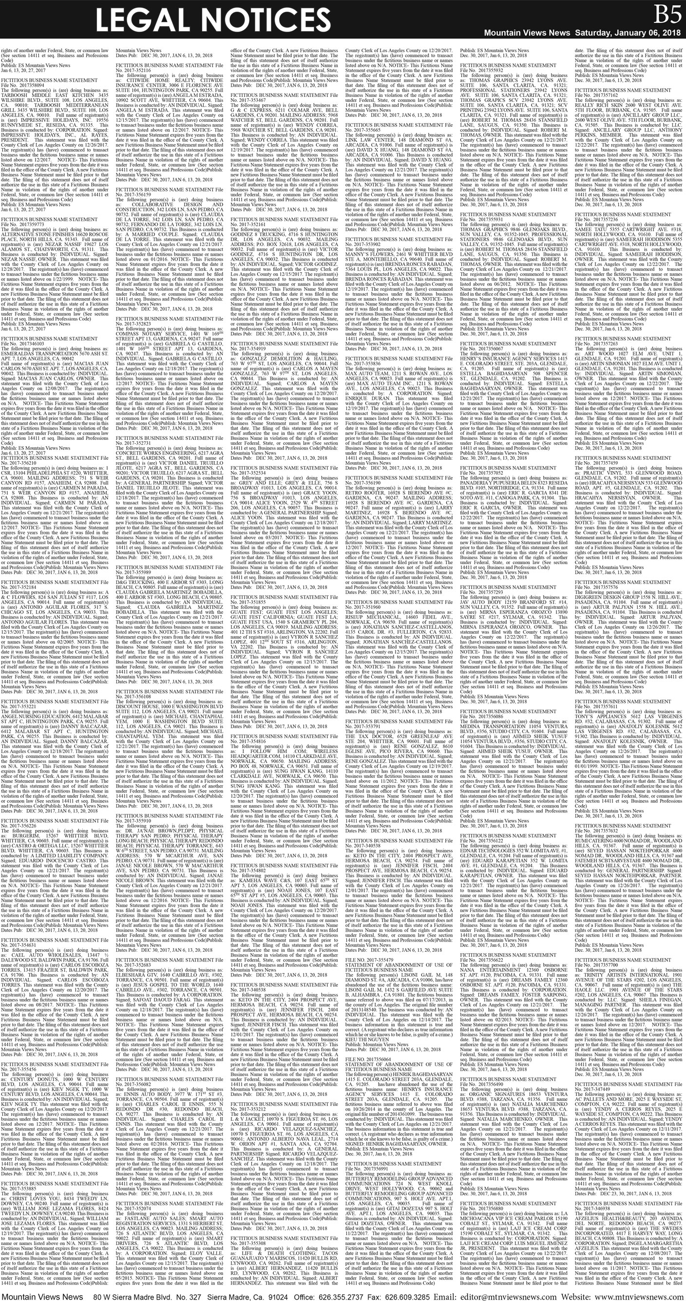 MVNews this week:  Page B:5