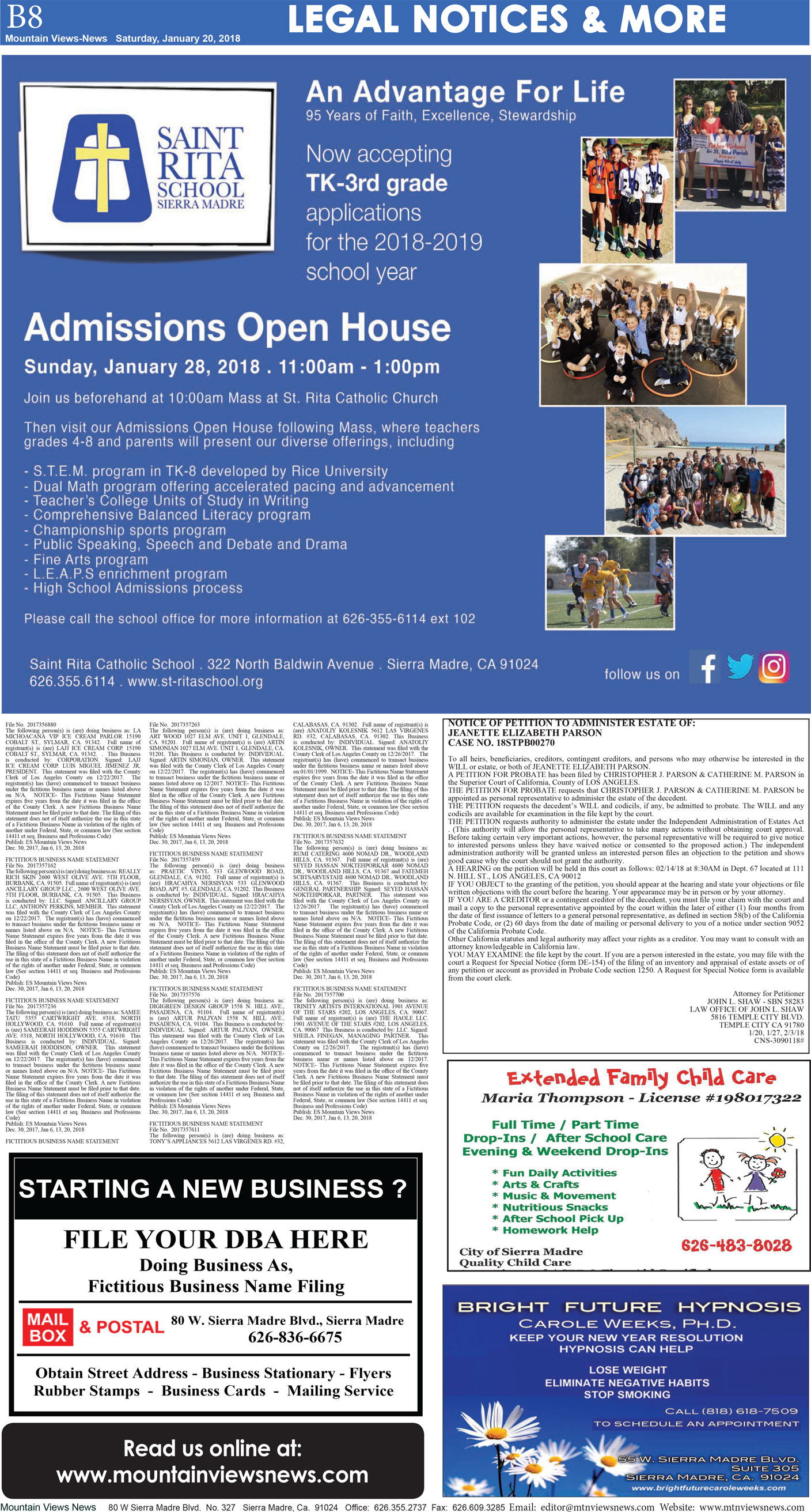 MVNews this week:  Page B:8