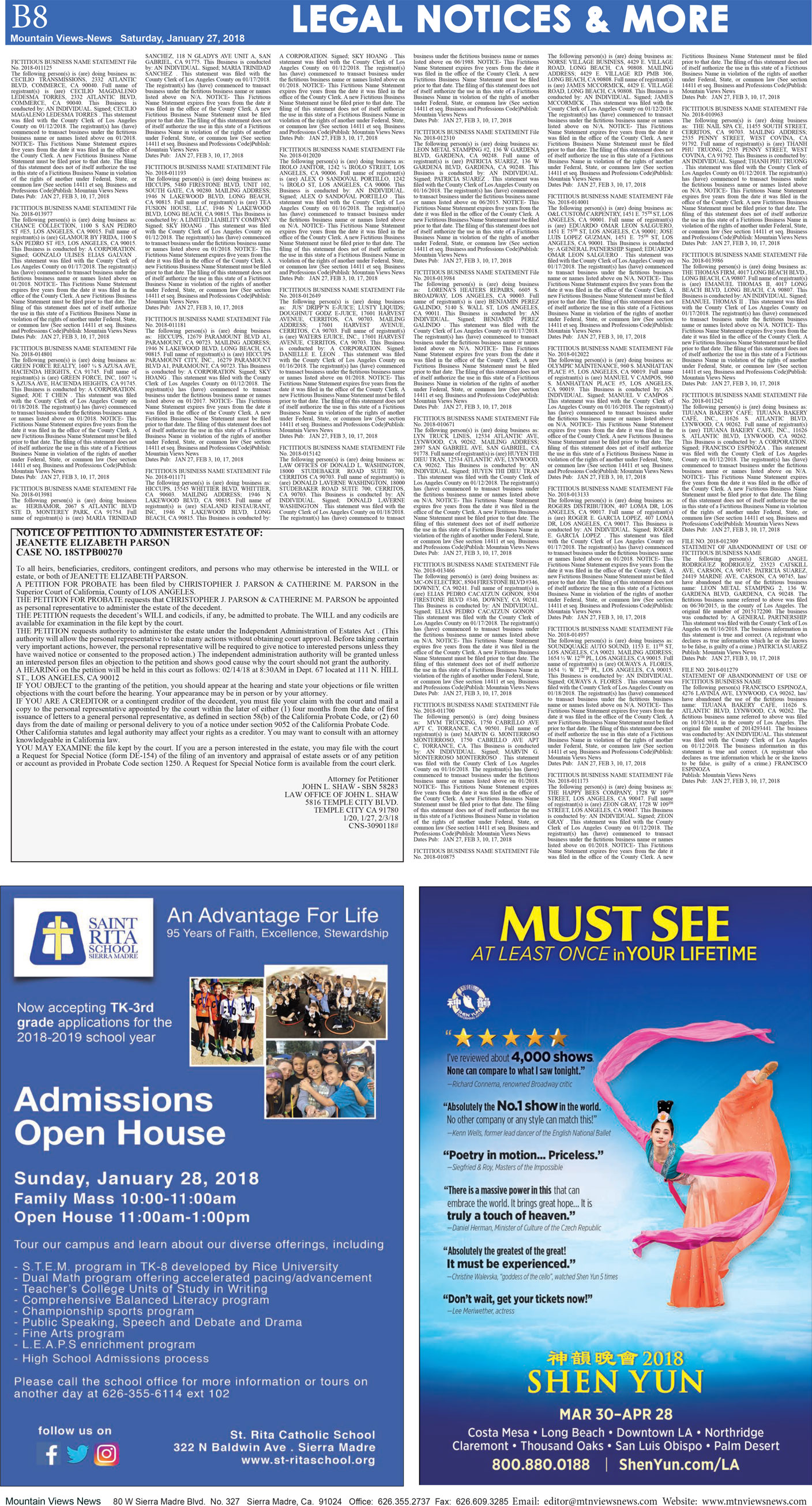 MVNews this week:  Page B:8