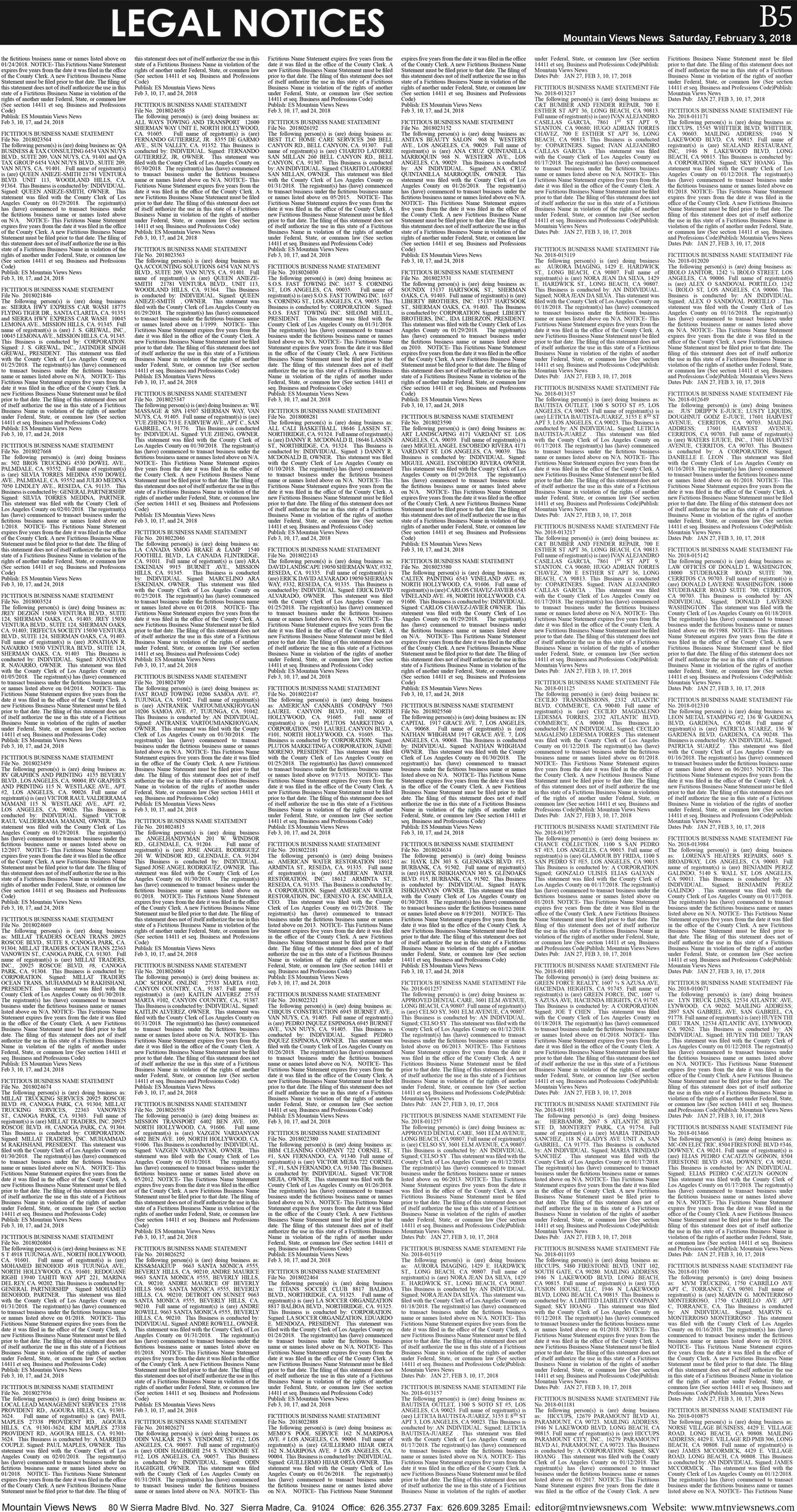 MVNews this week:  Page B:5