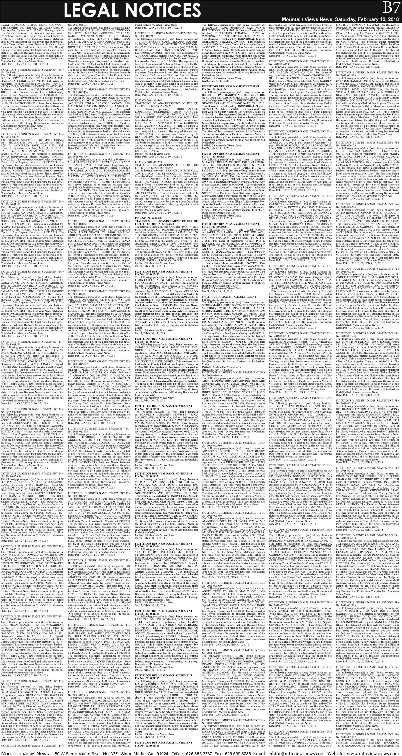 MVNews this week:  Page B:7