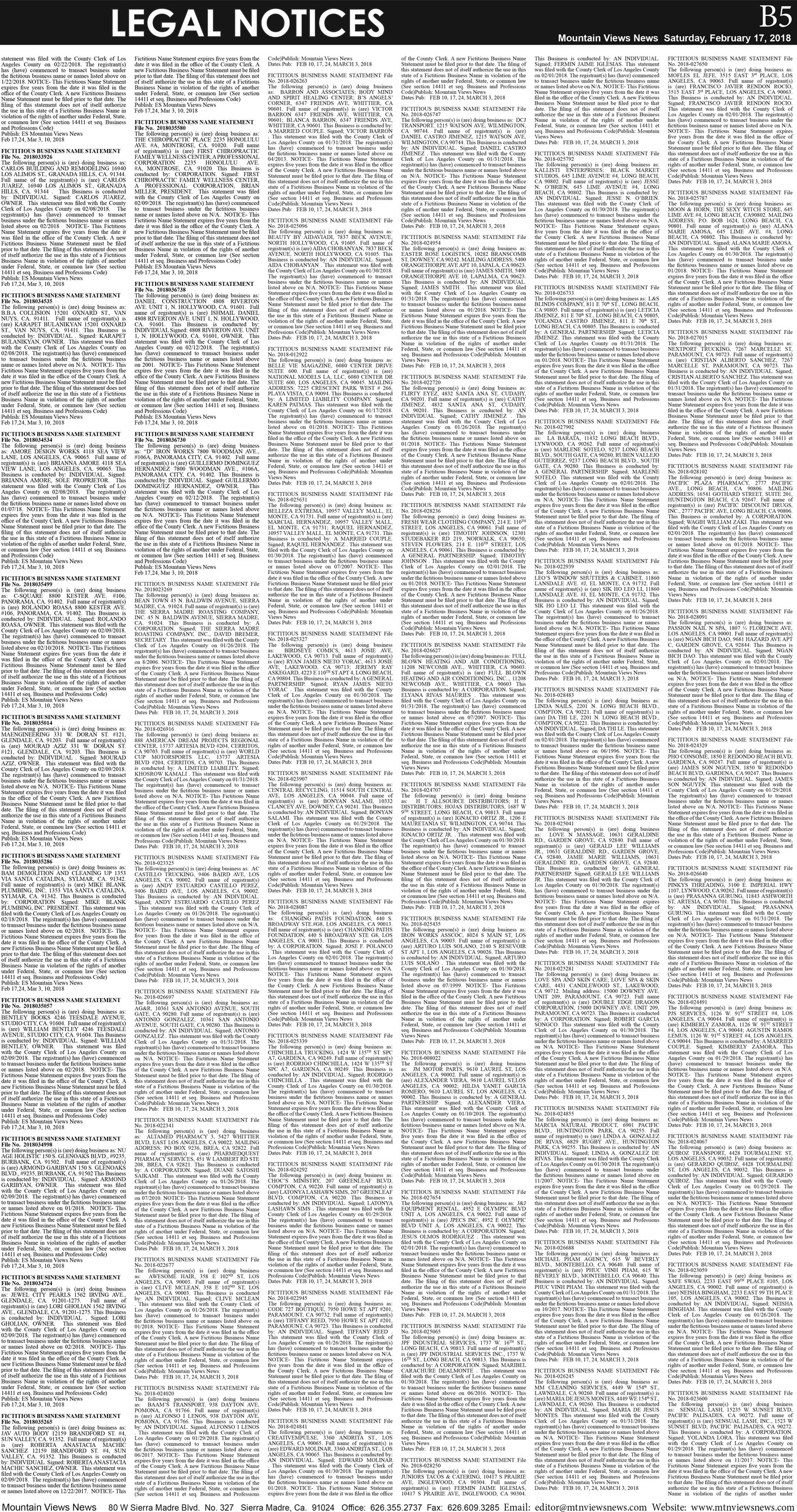 MVNews this week:  Page B:5