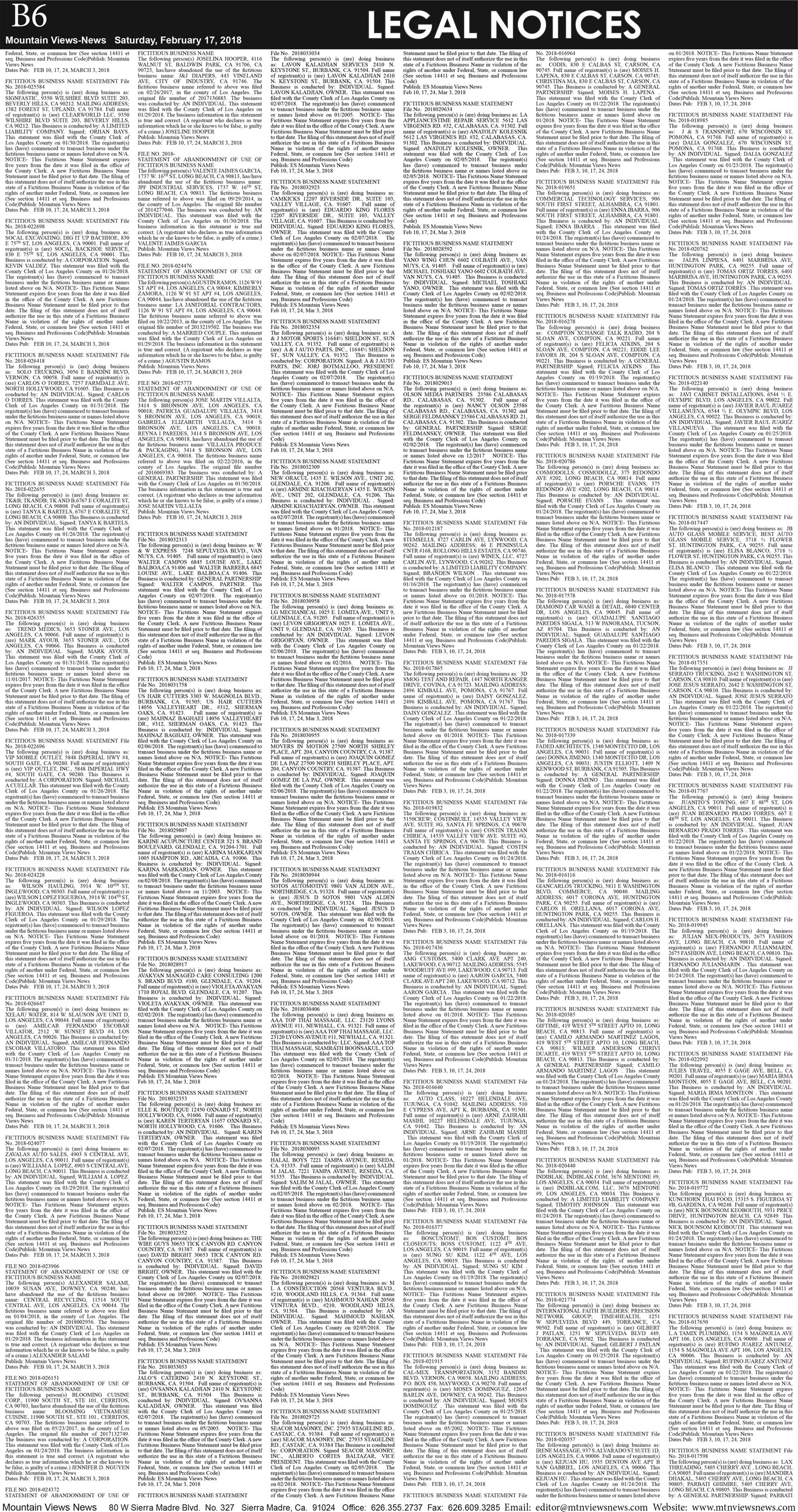 MVNews this week:  Page B:6