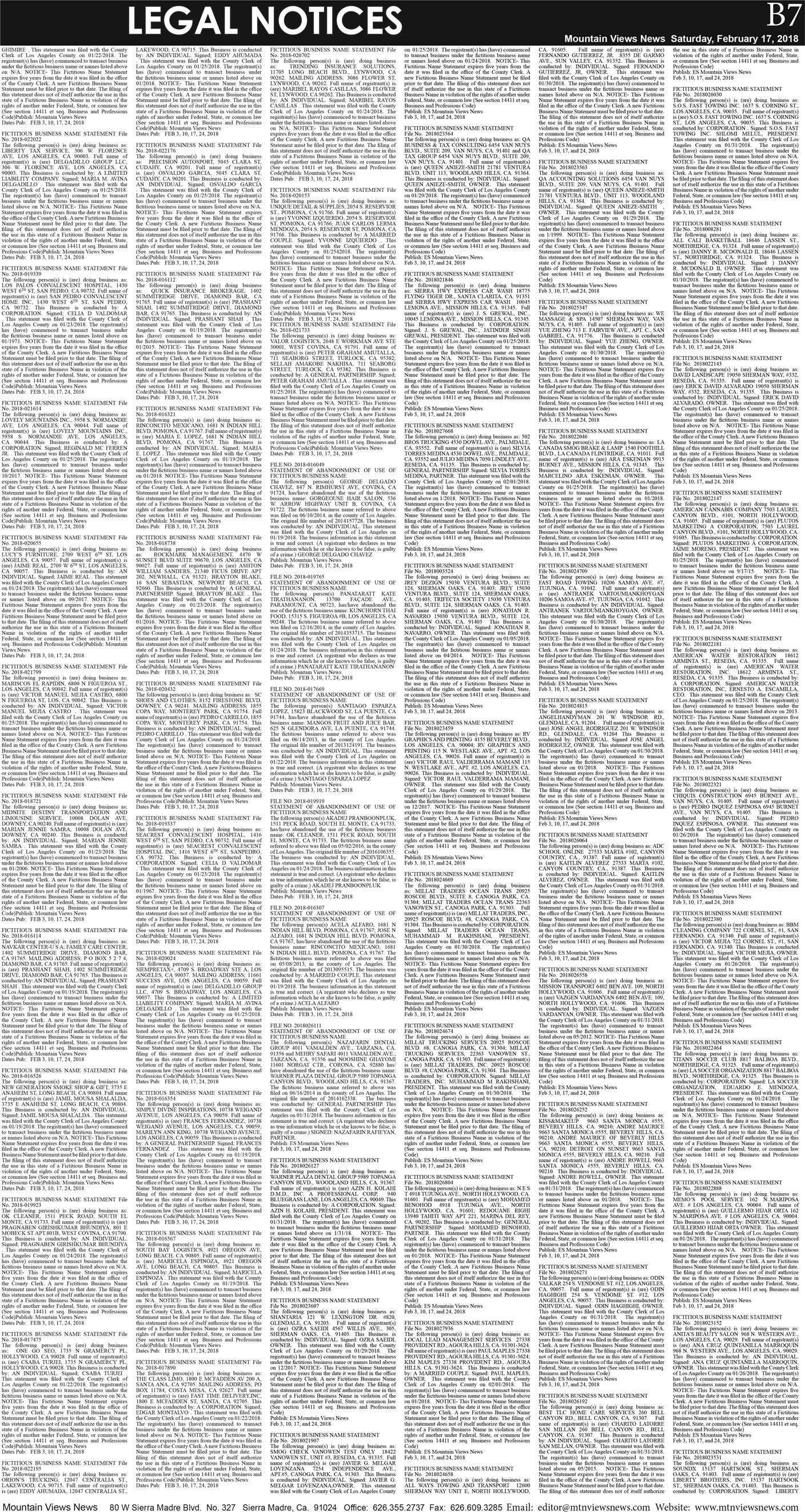 MVNews this week:  Page B:7