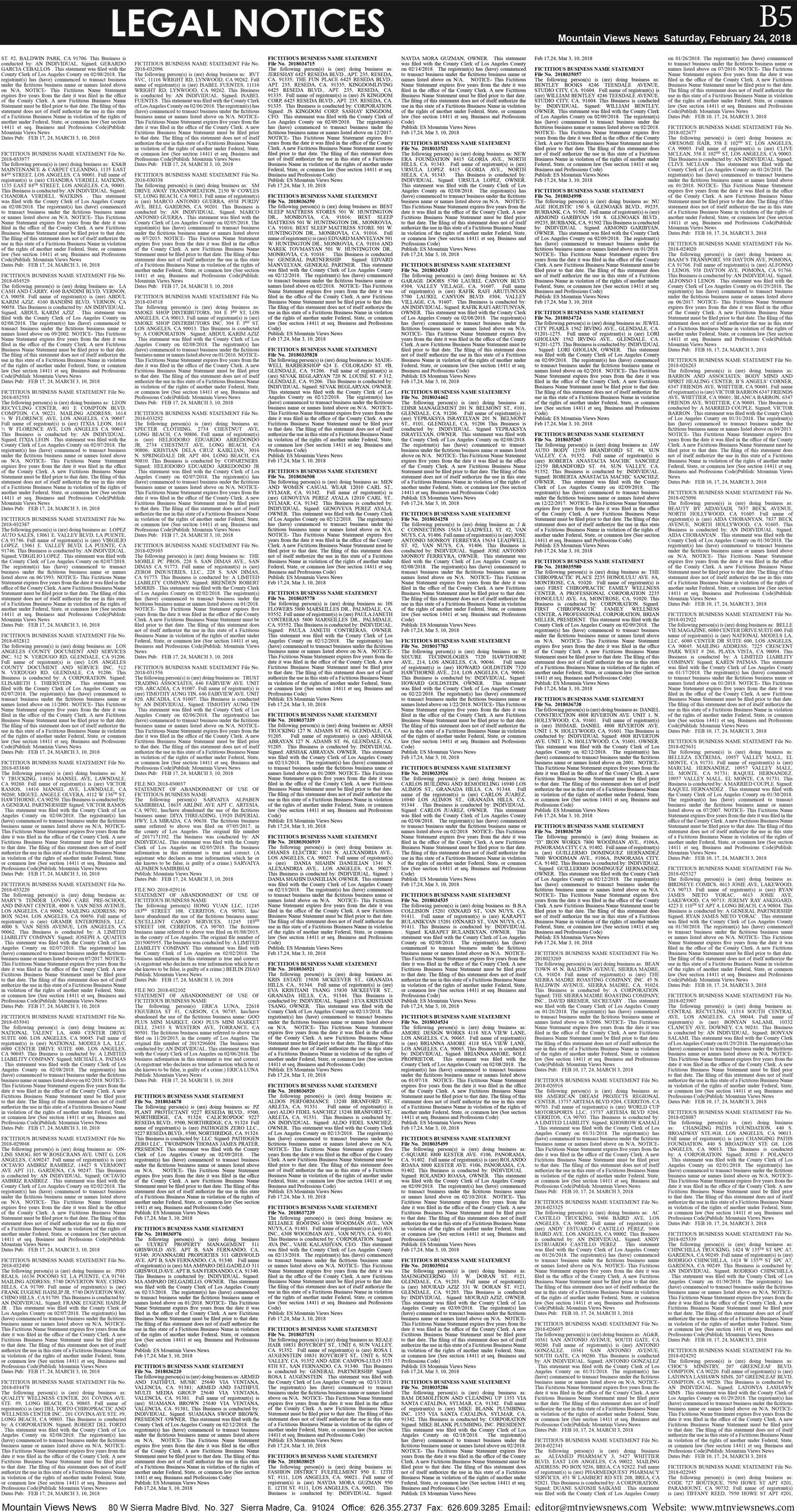 MVNews this week:  Page B:5