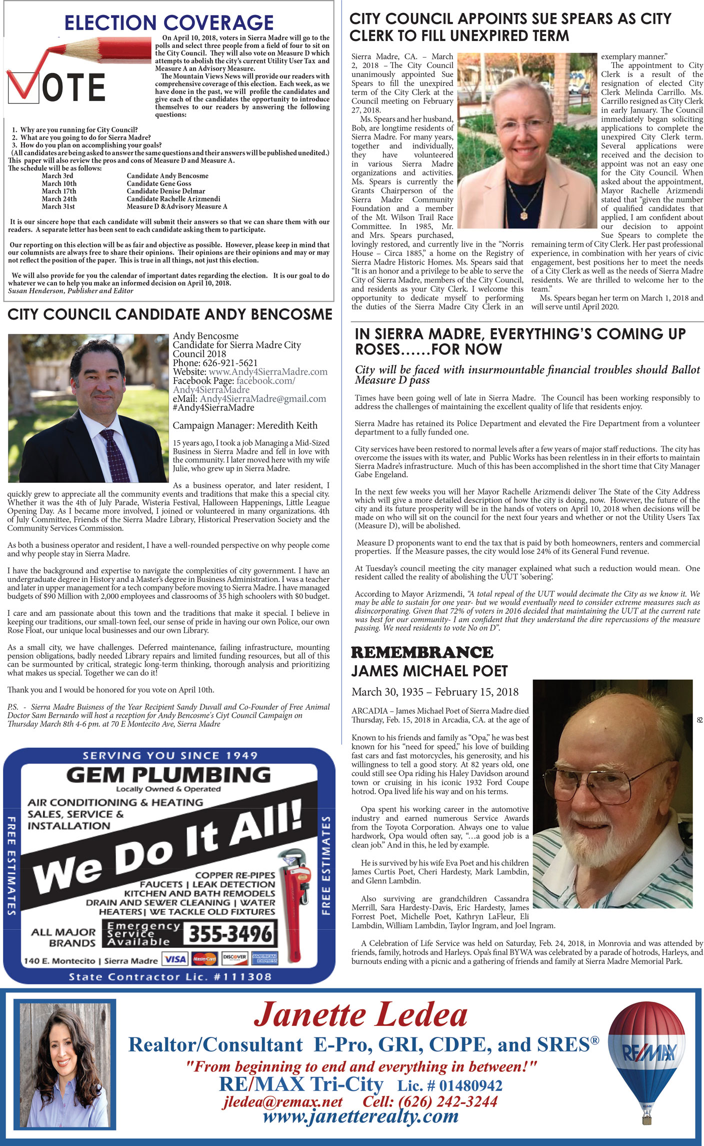 MVNews this week:  Page 1