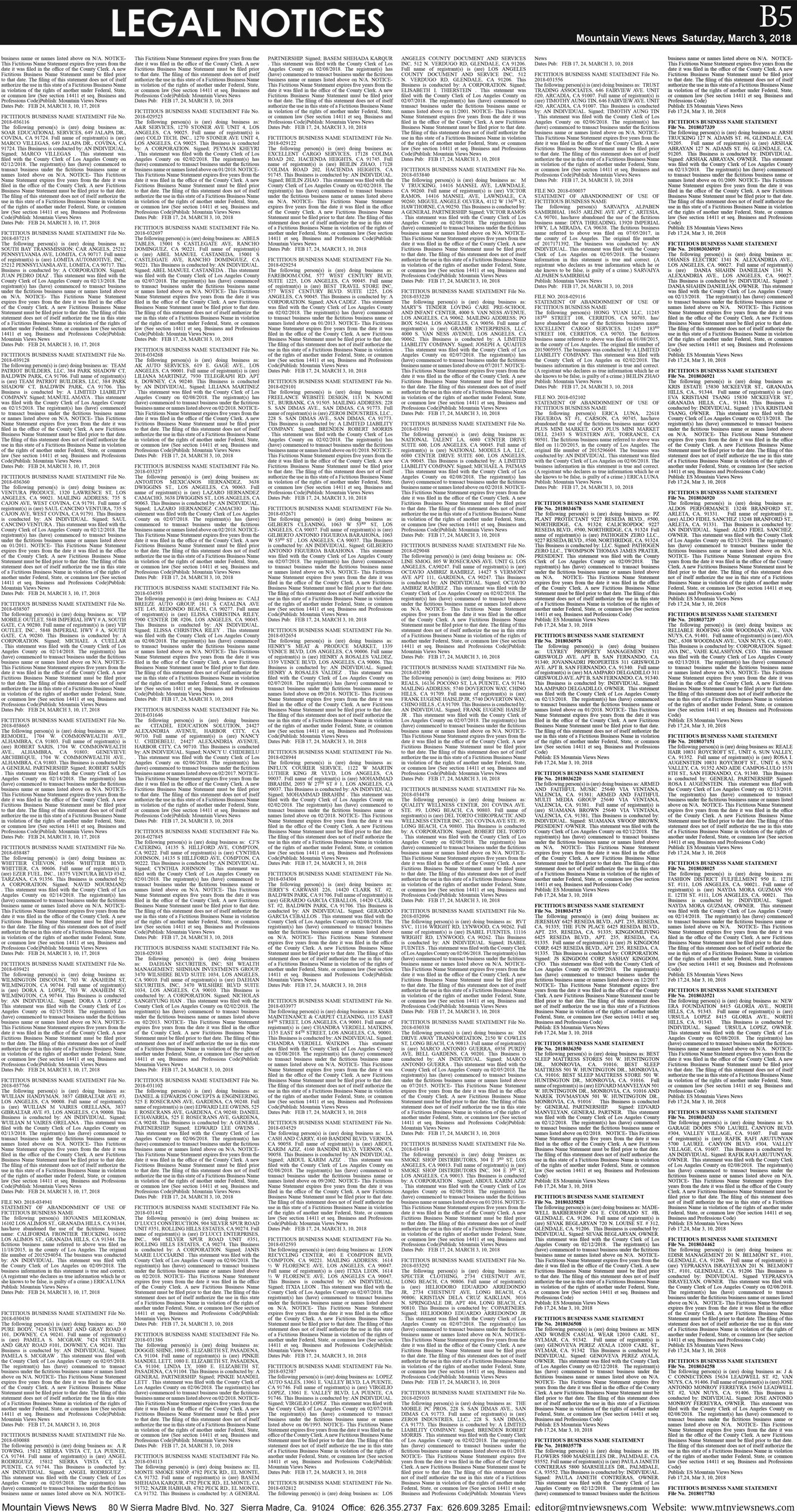 MVNews this week:  Page B:5