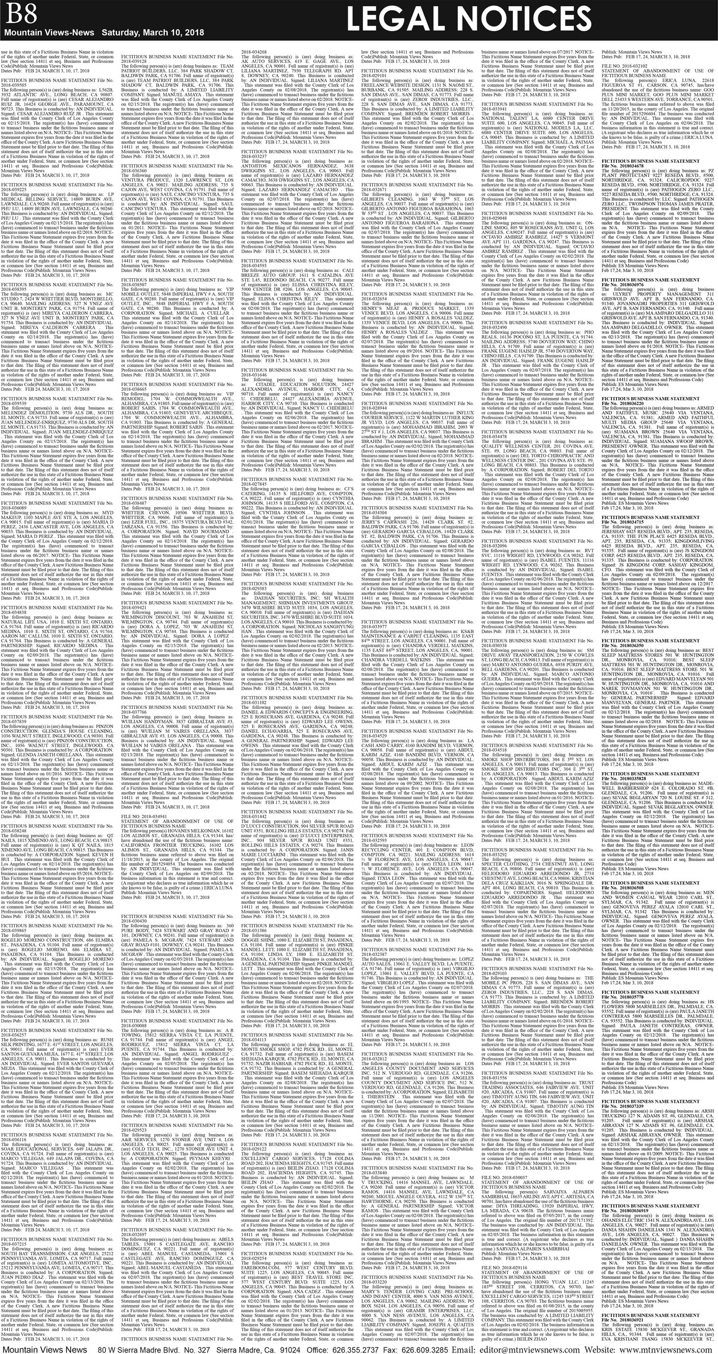 MVNews this week:  Page B:8