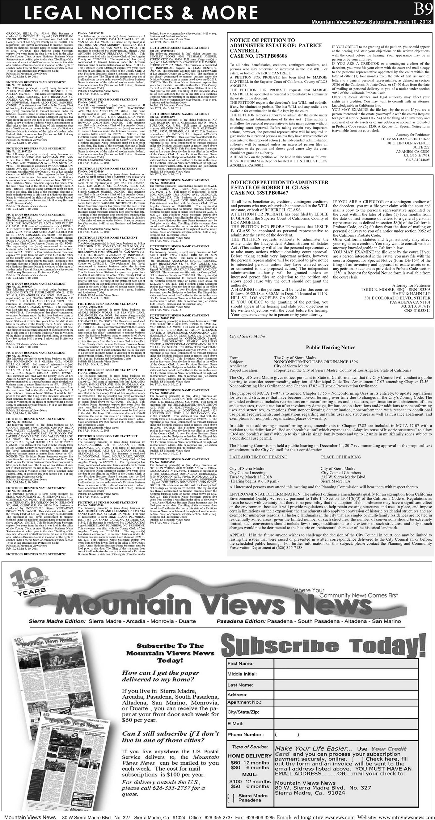 MVNews this week:  Page B:9