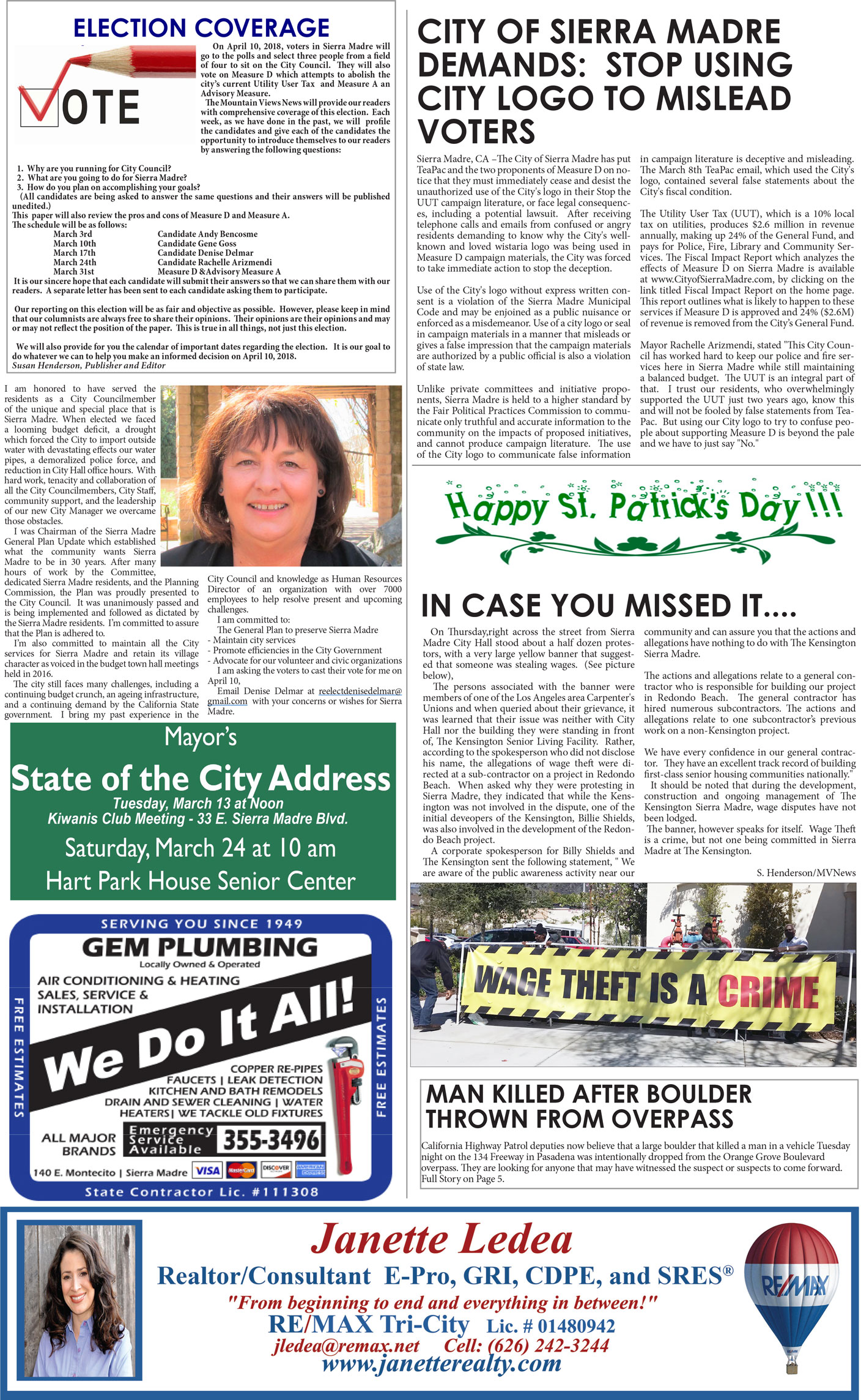 MVNews this week:  Page 1