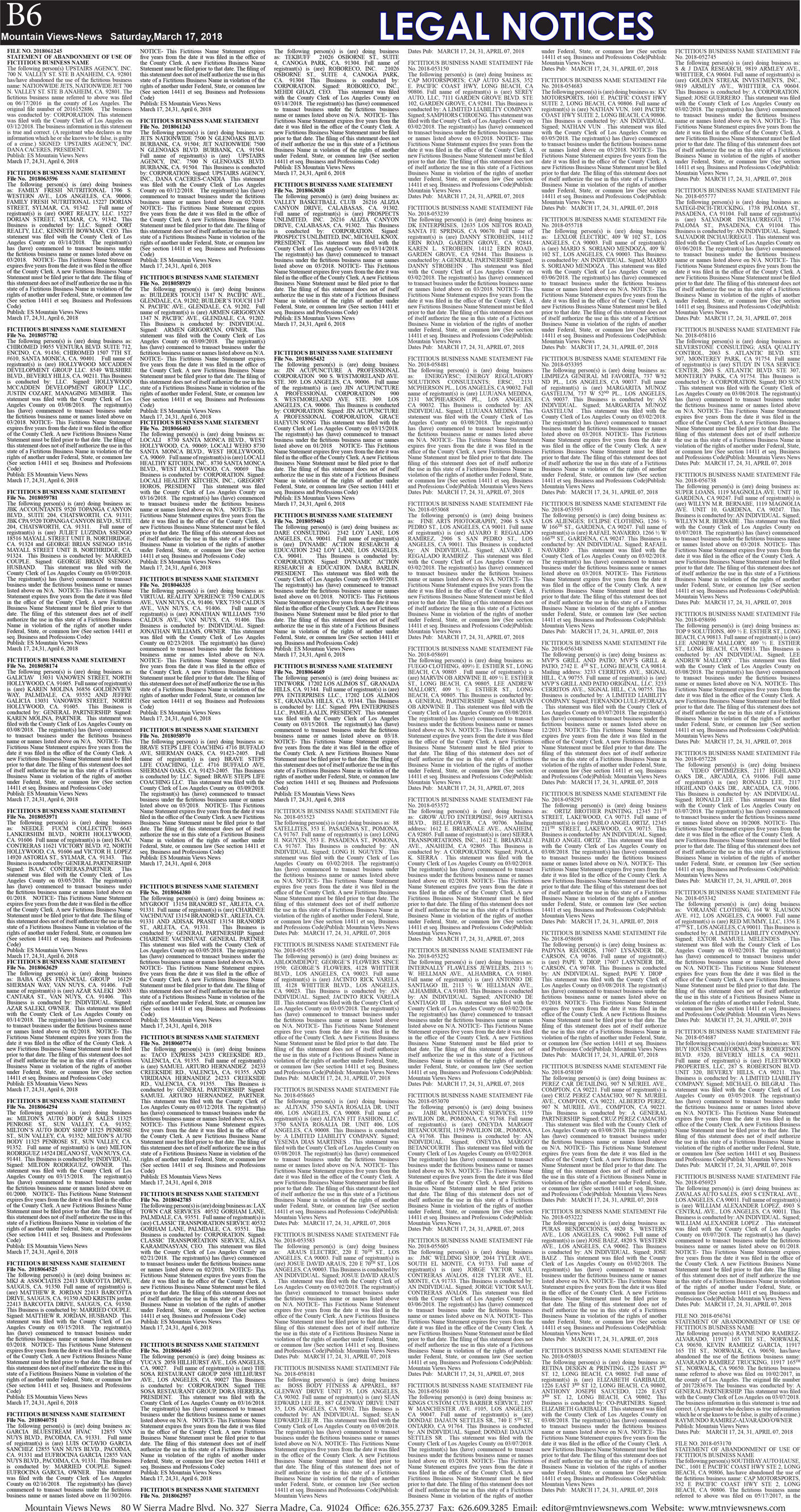 MVNews this week:  Page B:6