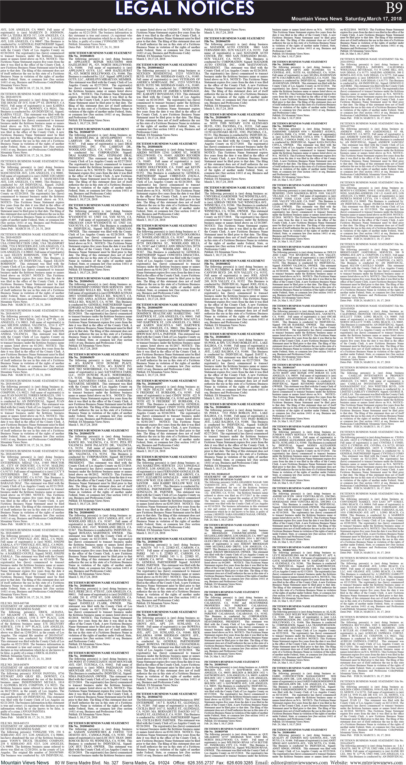 MVNews this week:  Page B:9