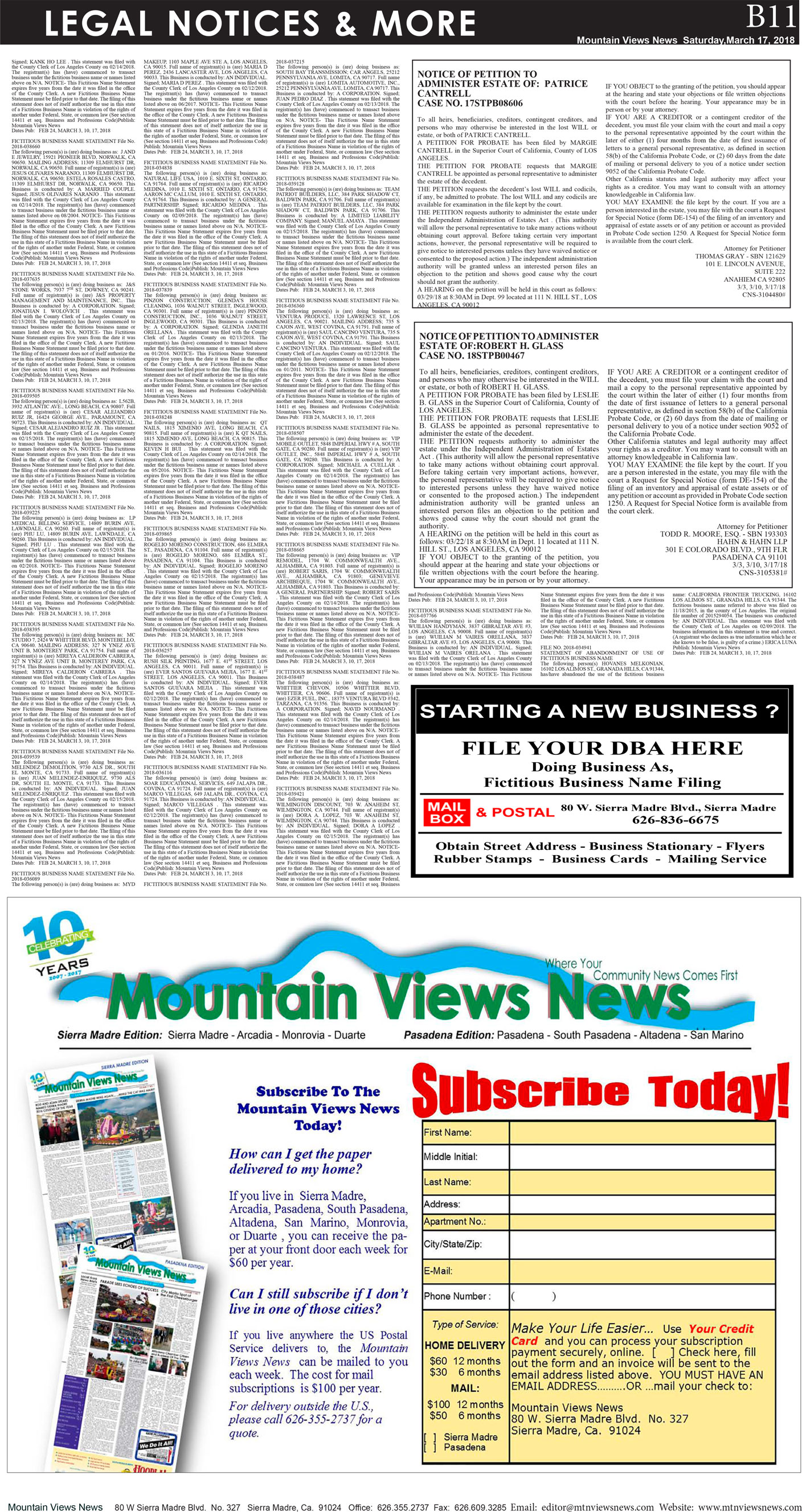 MVNews this week:  Page B:11