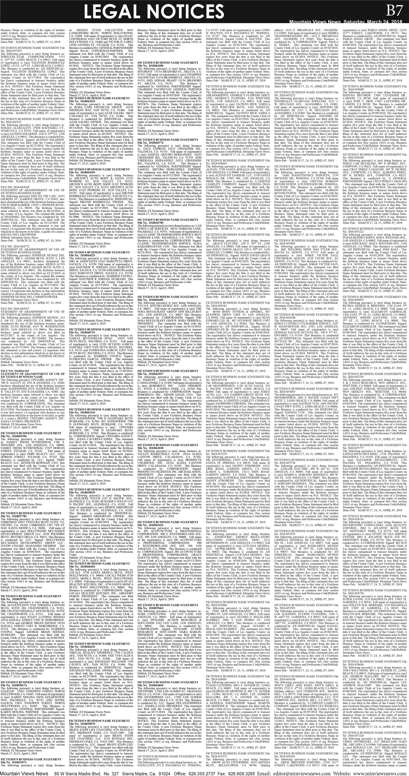 MVNews this week:  Page B:7