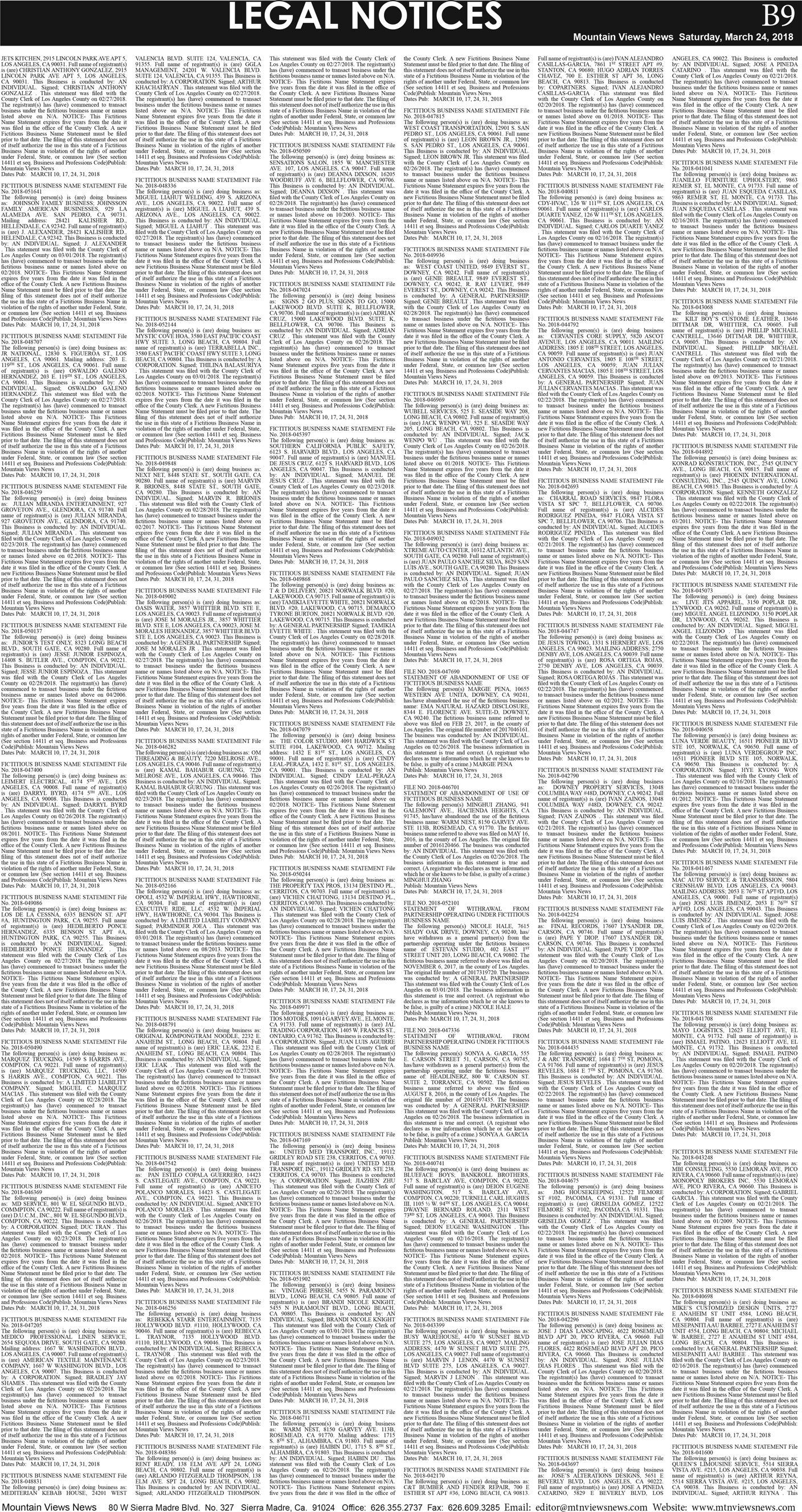 MVNews this week:  Page B:9