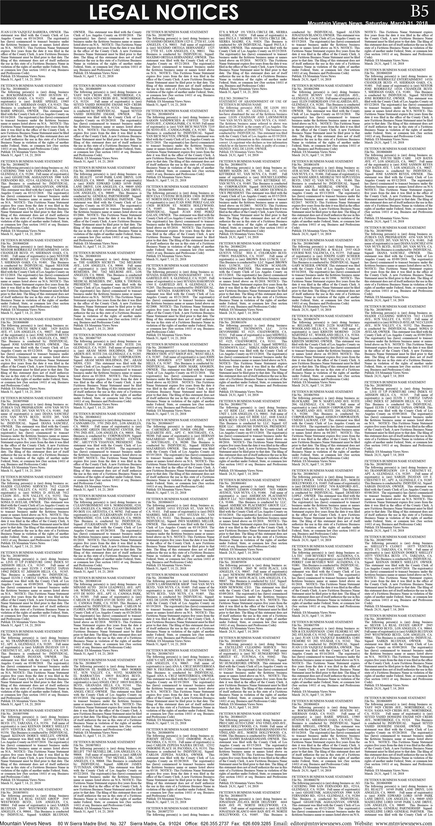 MVNews this week:  Page B:5