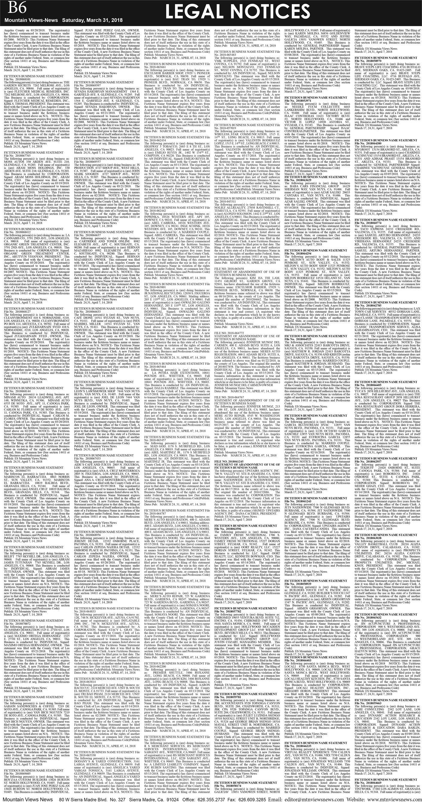 MVNews this week:  Page B:6