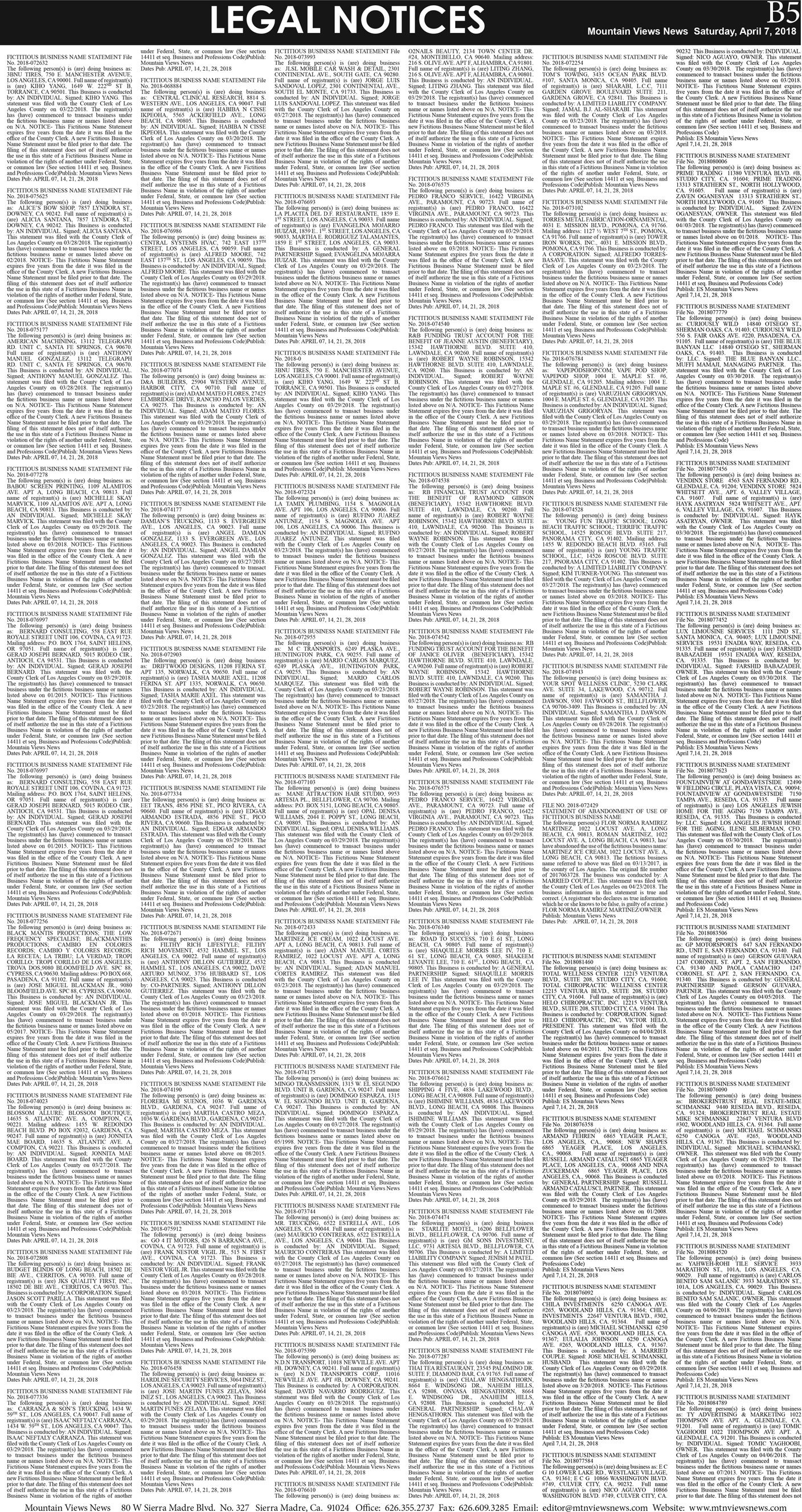 MVNews this week:  Page B:5