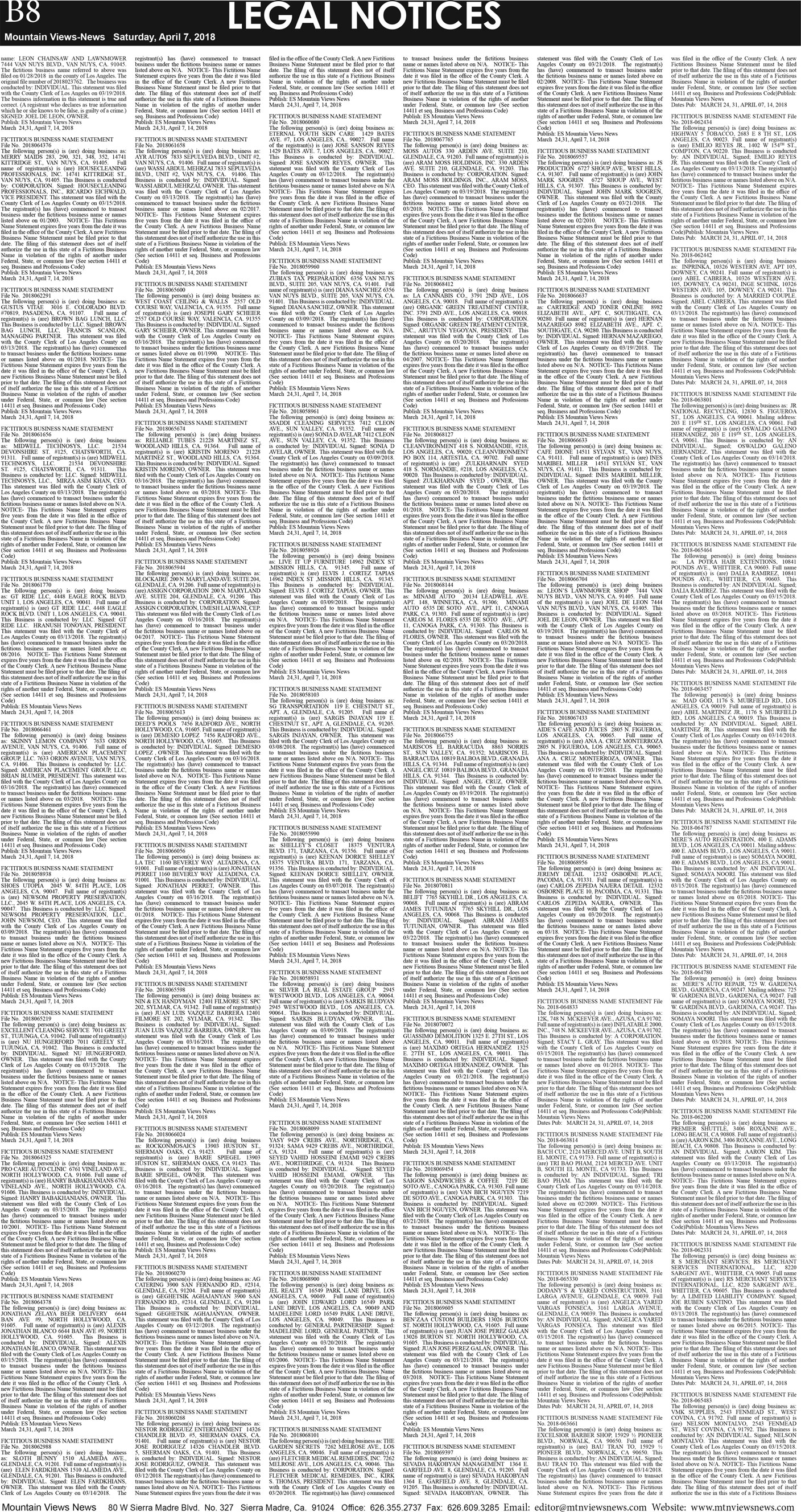 MVNews this week:  Page B:8