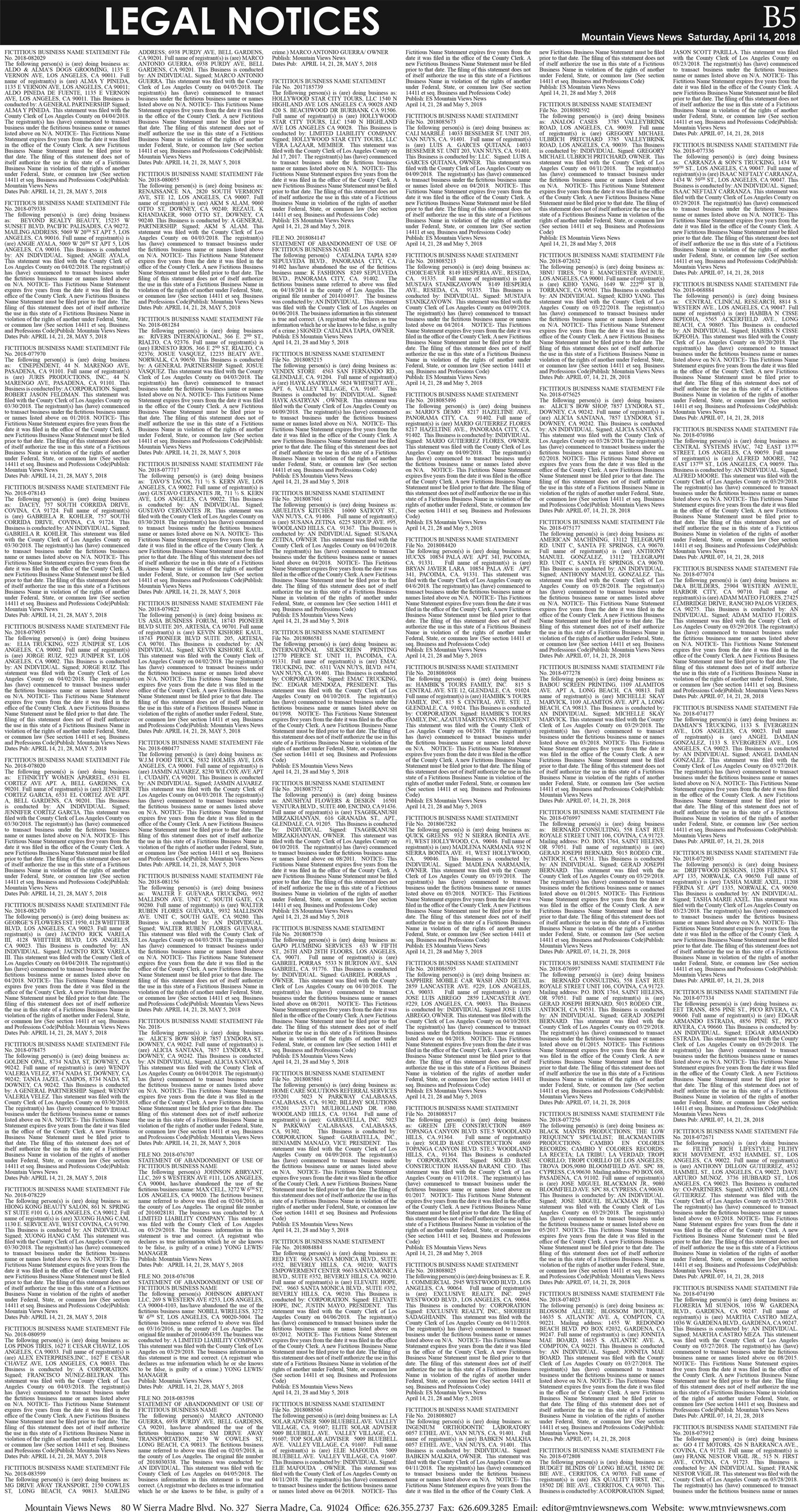 MVNews this week:  Page B:5