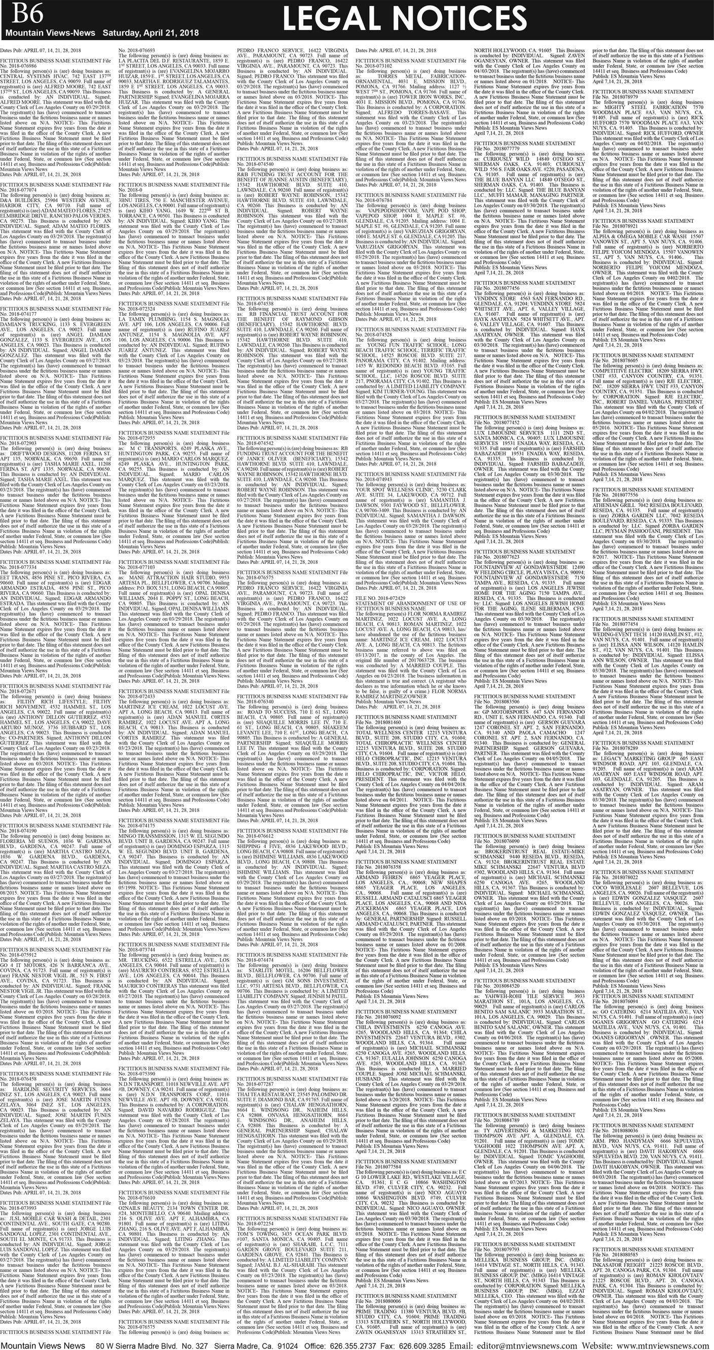 MVNews this week:  Page B:6