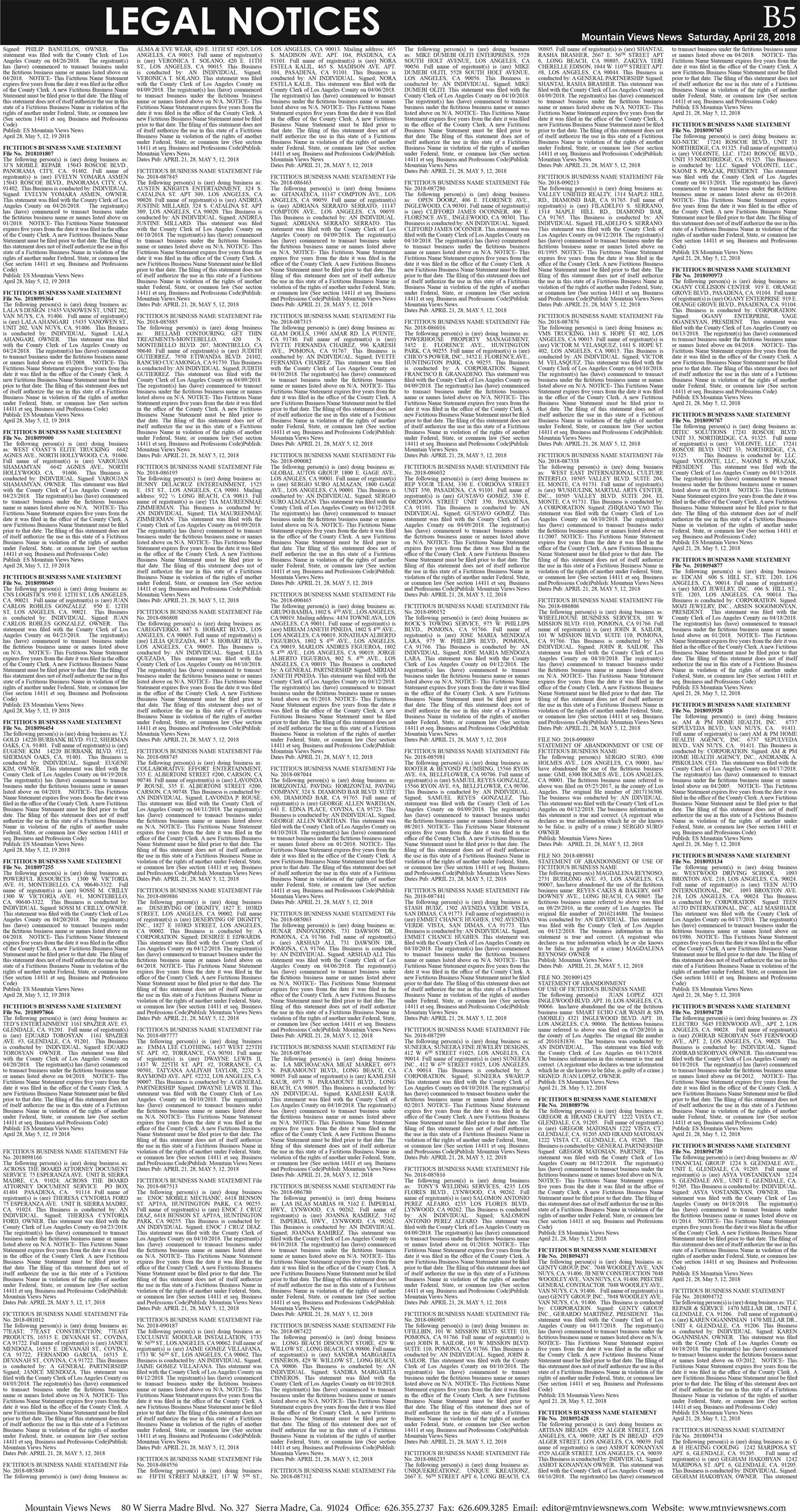 MVNews this week:  Page B:5