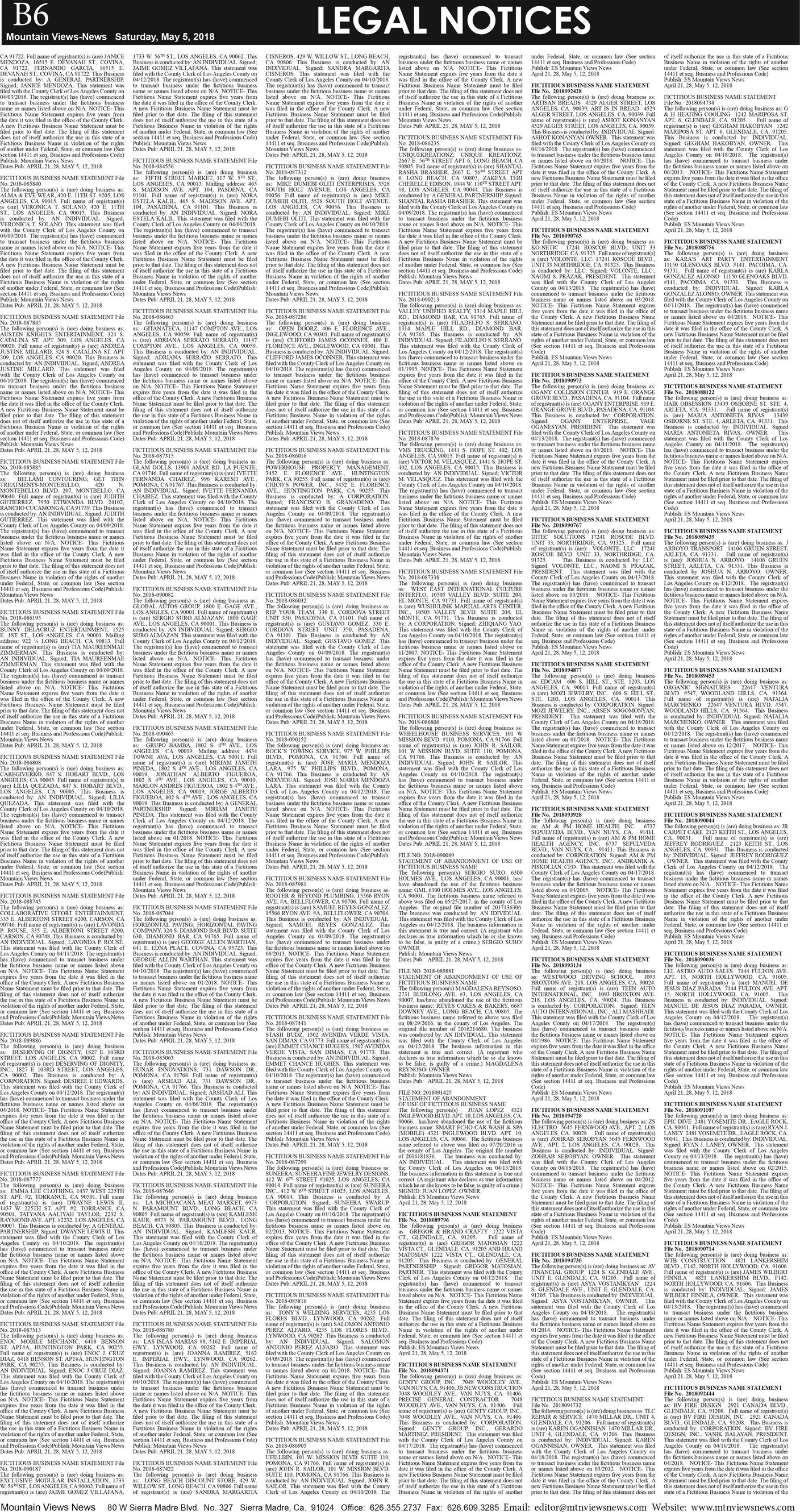 MVNews this week:  Page B:6