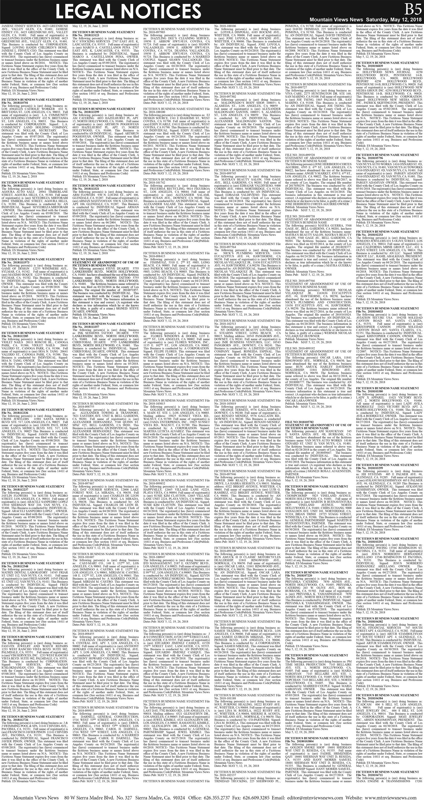 MVNews this week:  Page B:5