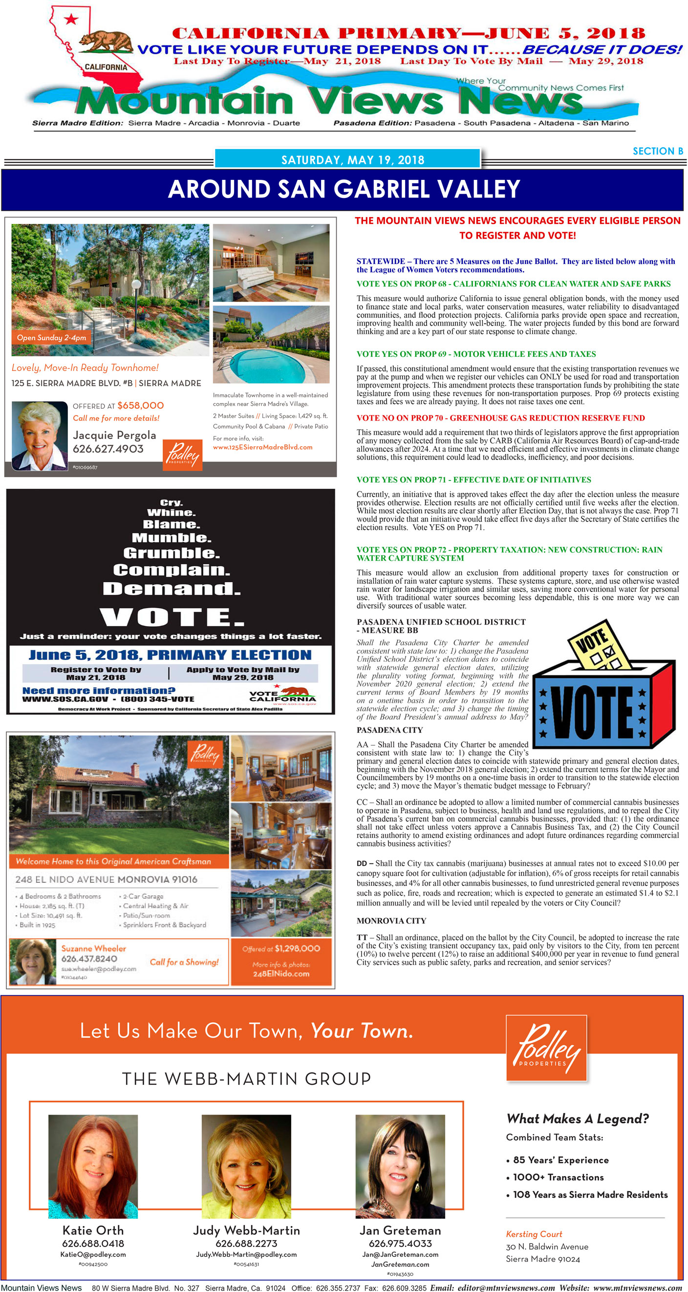 MVNews this week:  Page B:1