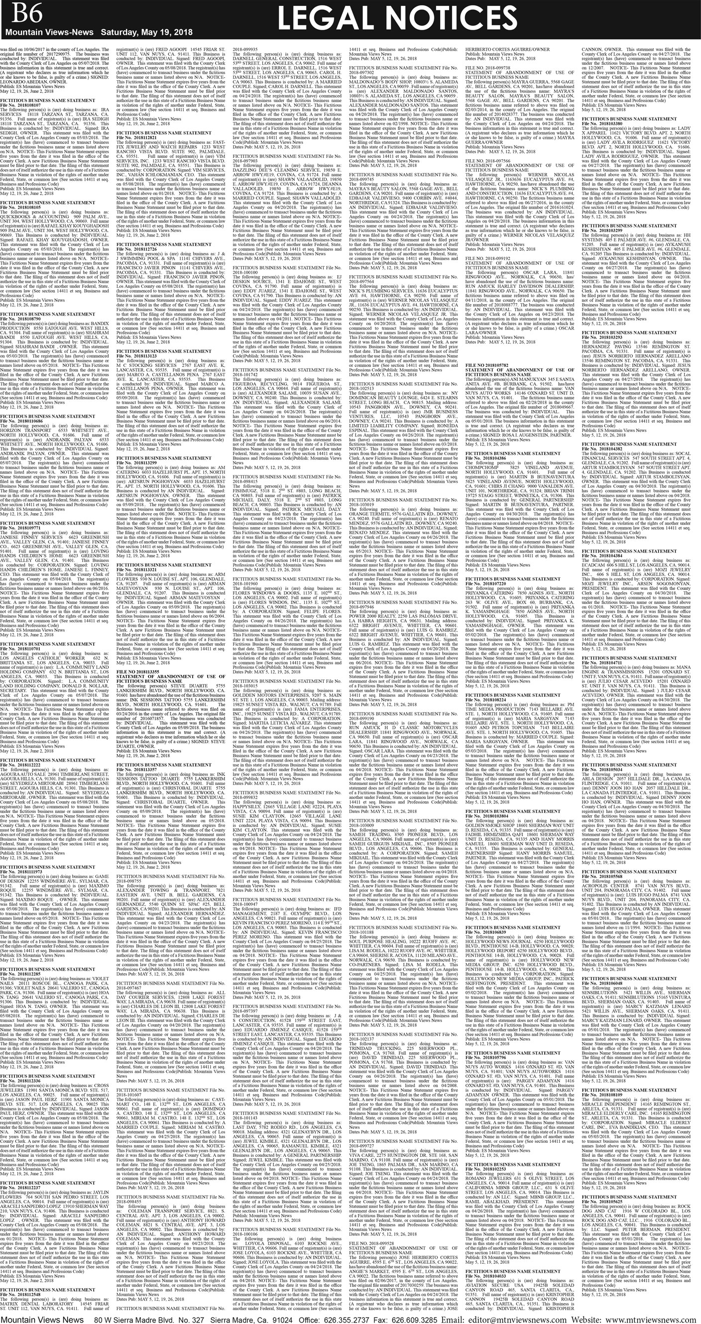 MVNews this week:  Page B:6