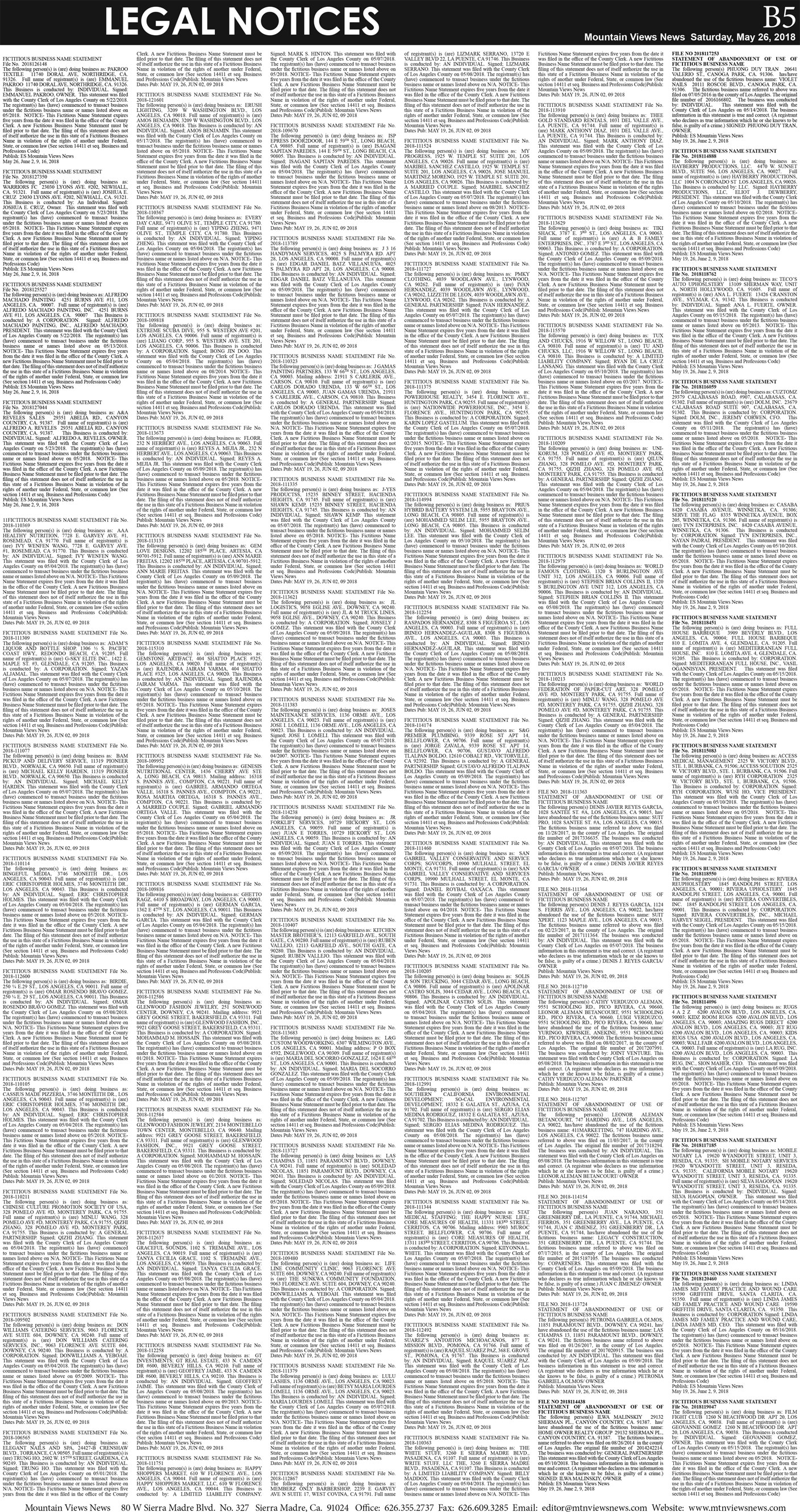 MVNews this week:  Page B:5