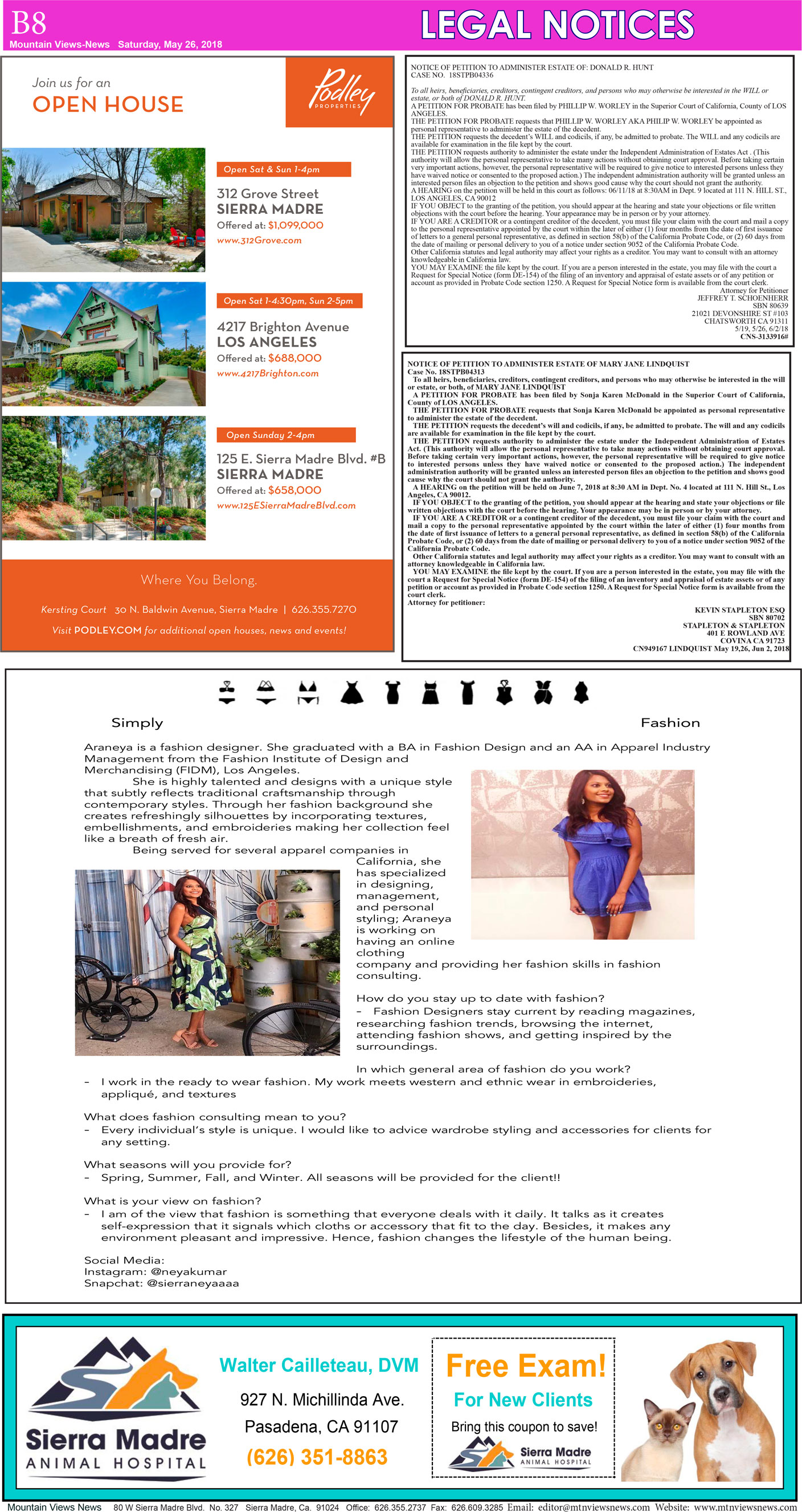 MVNews this week:  Page B:8