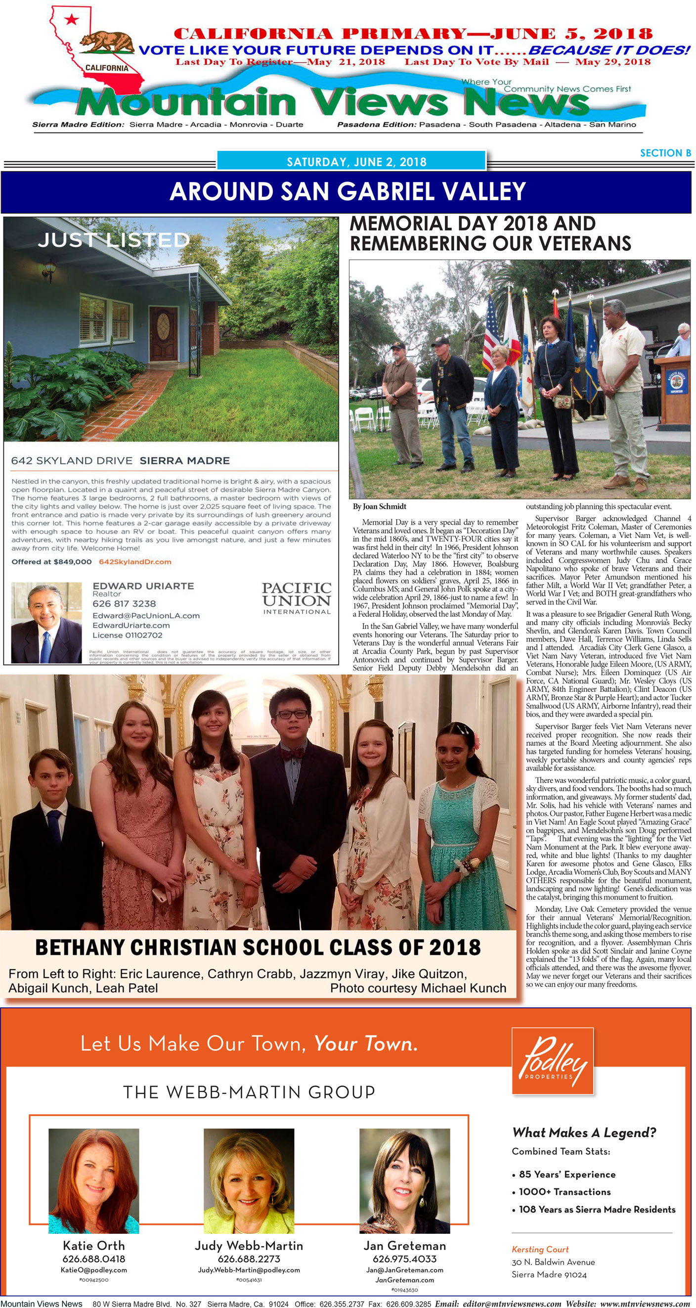 MVNews this week:  Page B:1