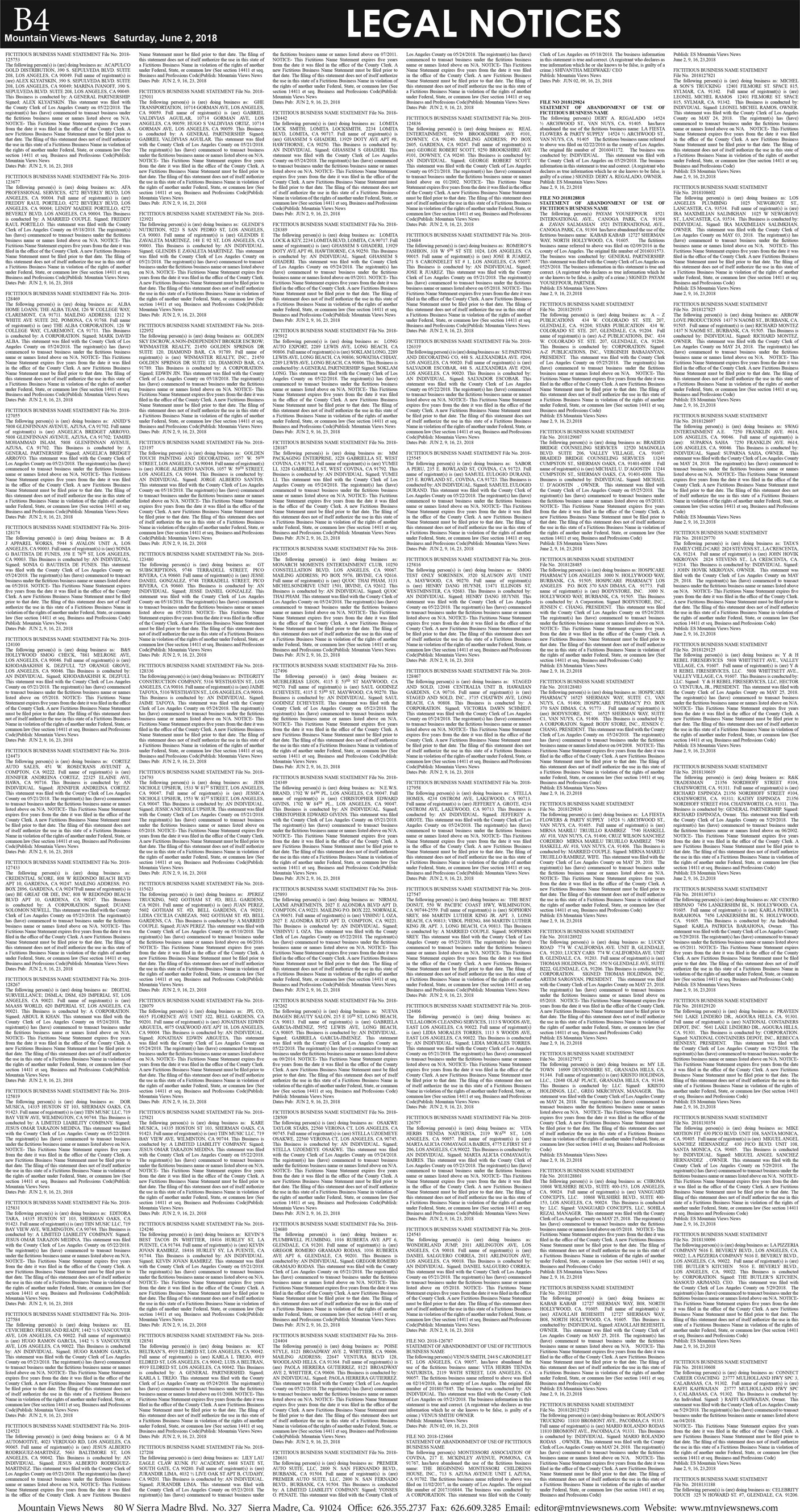 MVNews this week:  Page B:4