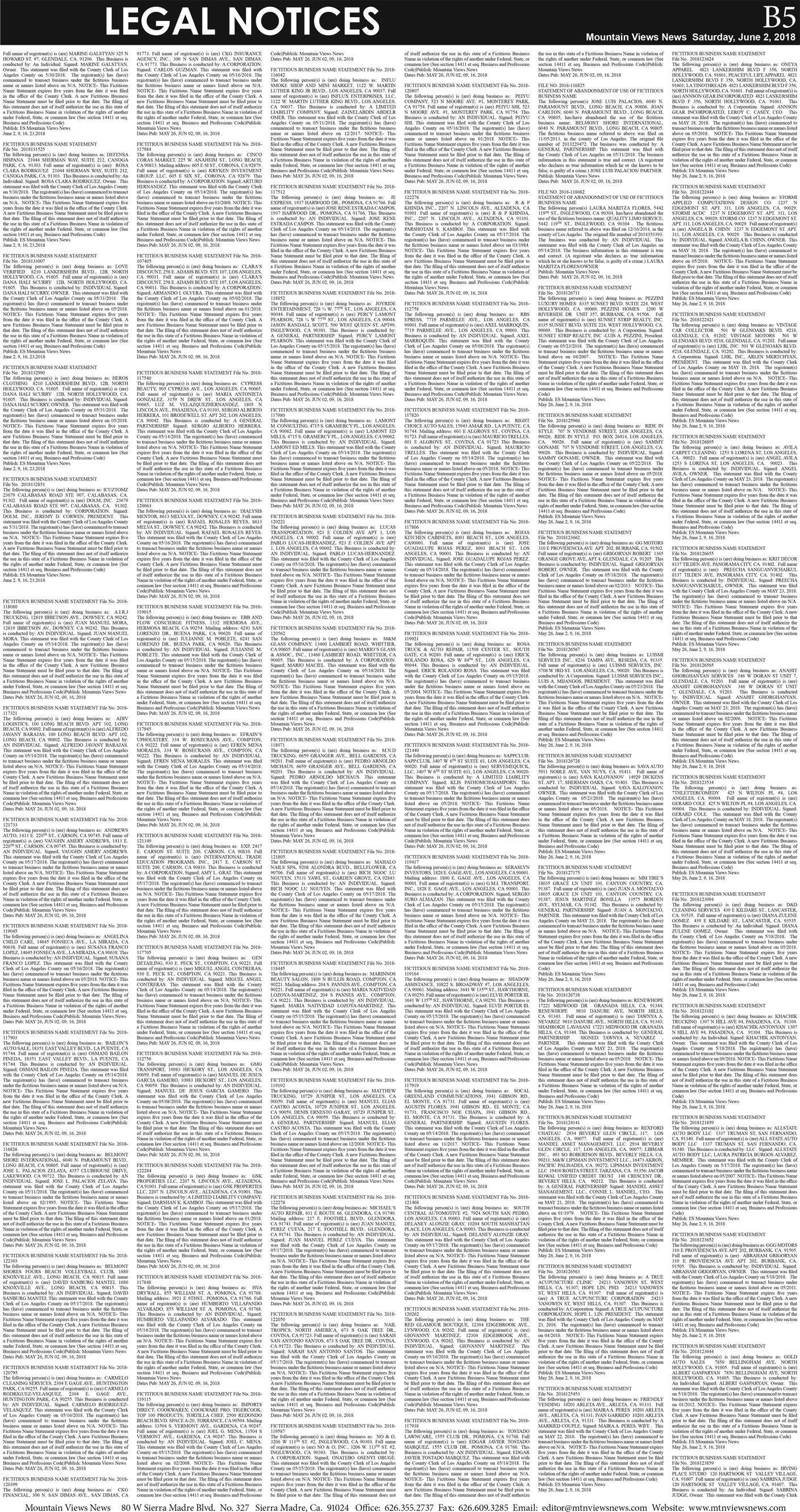 MVNews this week:  Page B:5