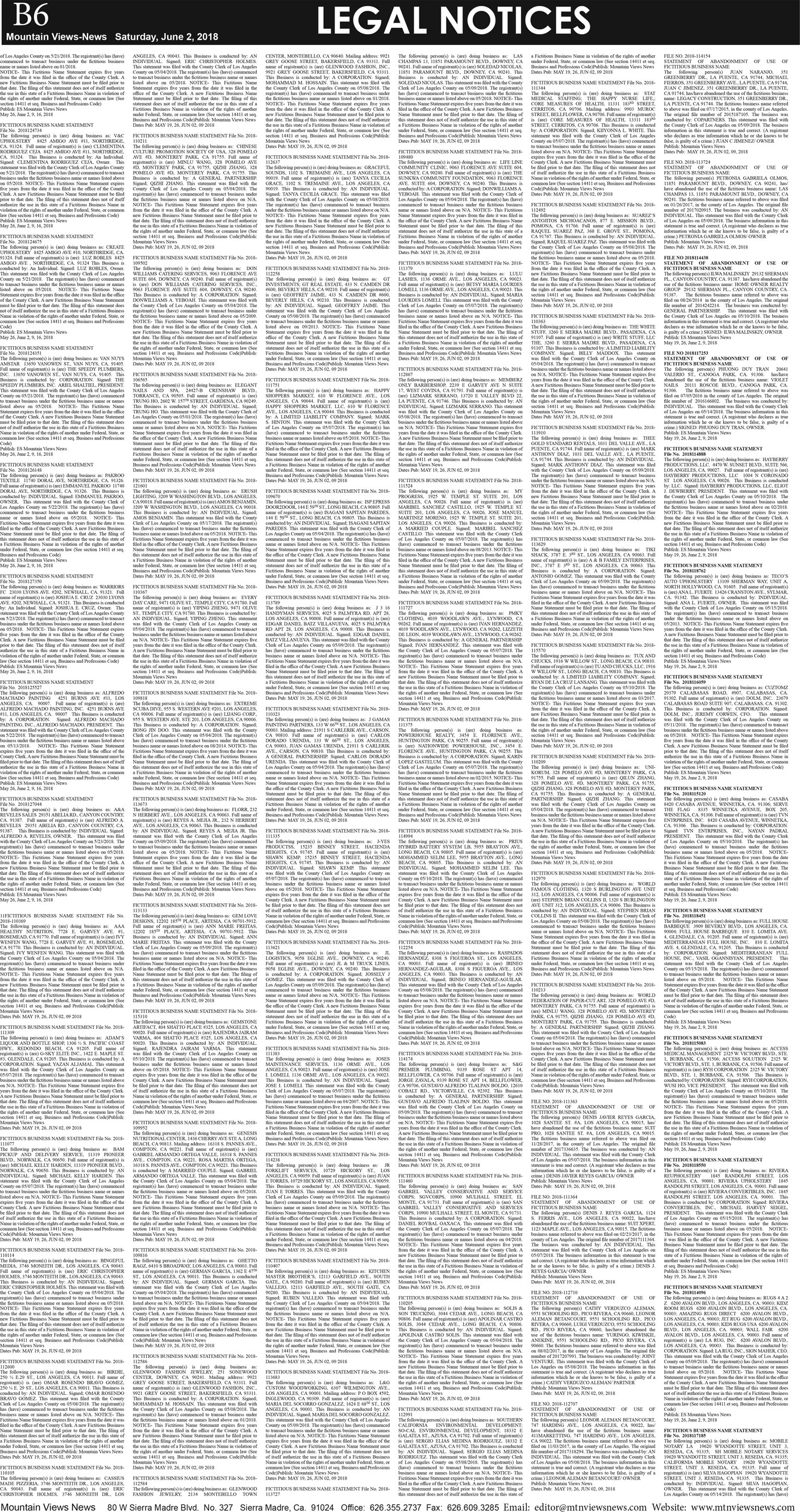 MVNews this week:  Page B:6