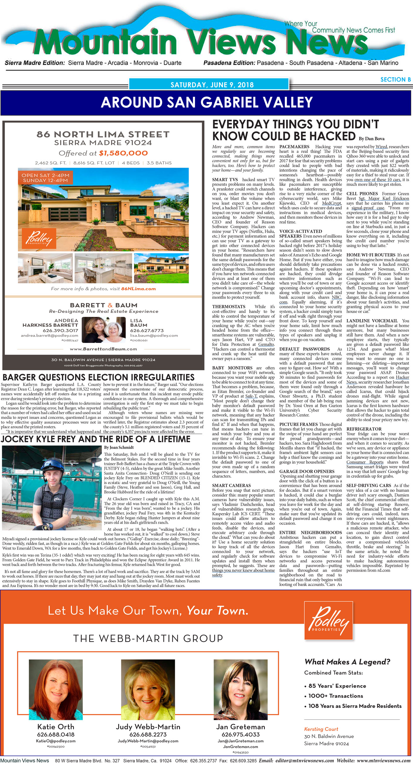 MVNews this week:  Page B:1