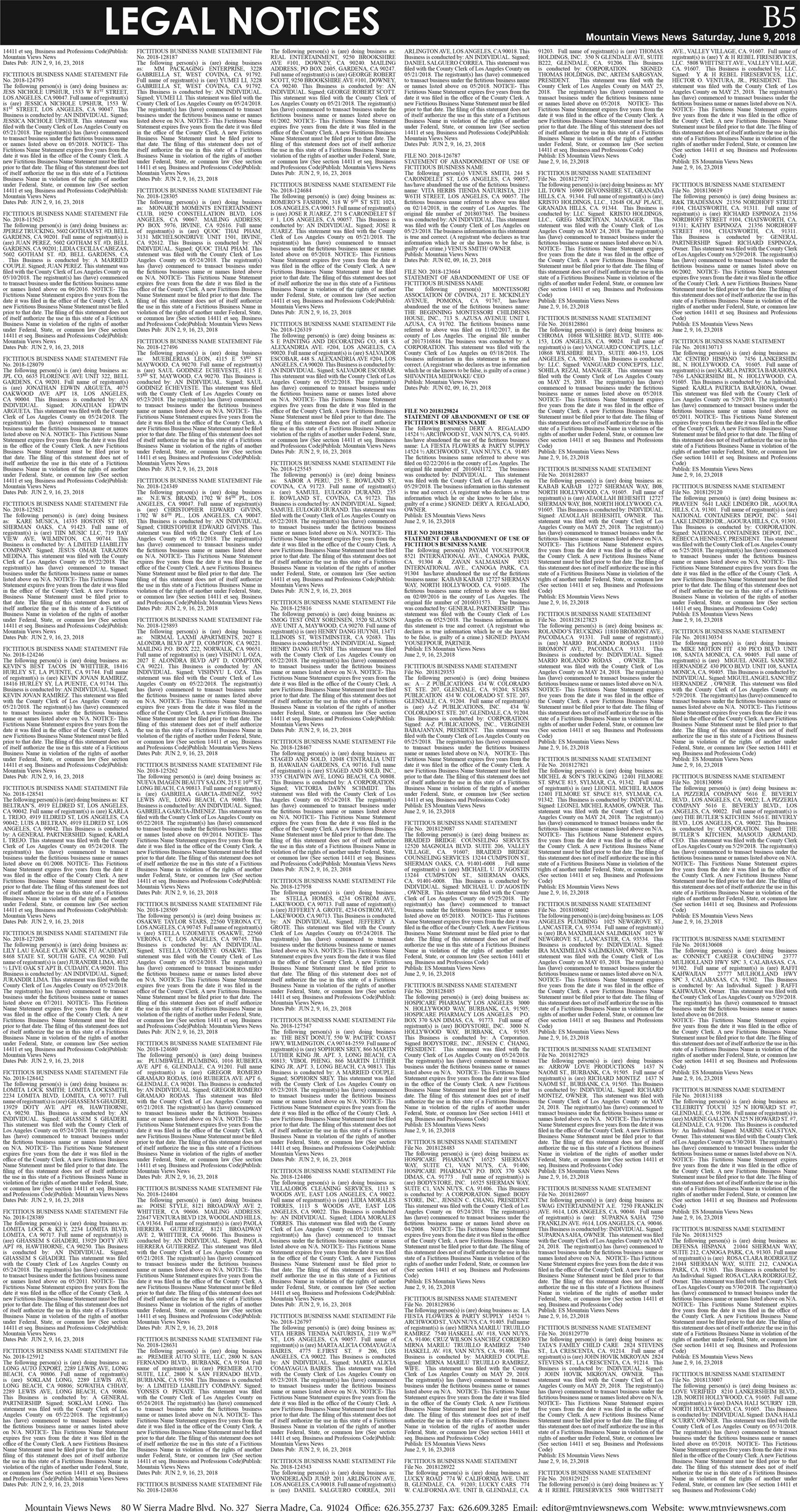 MVNews this week:  Page B:5