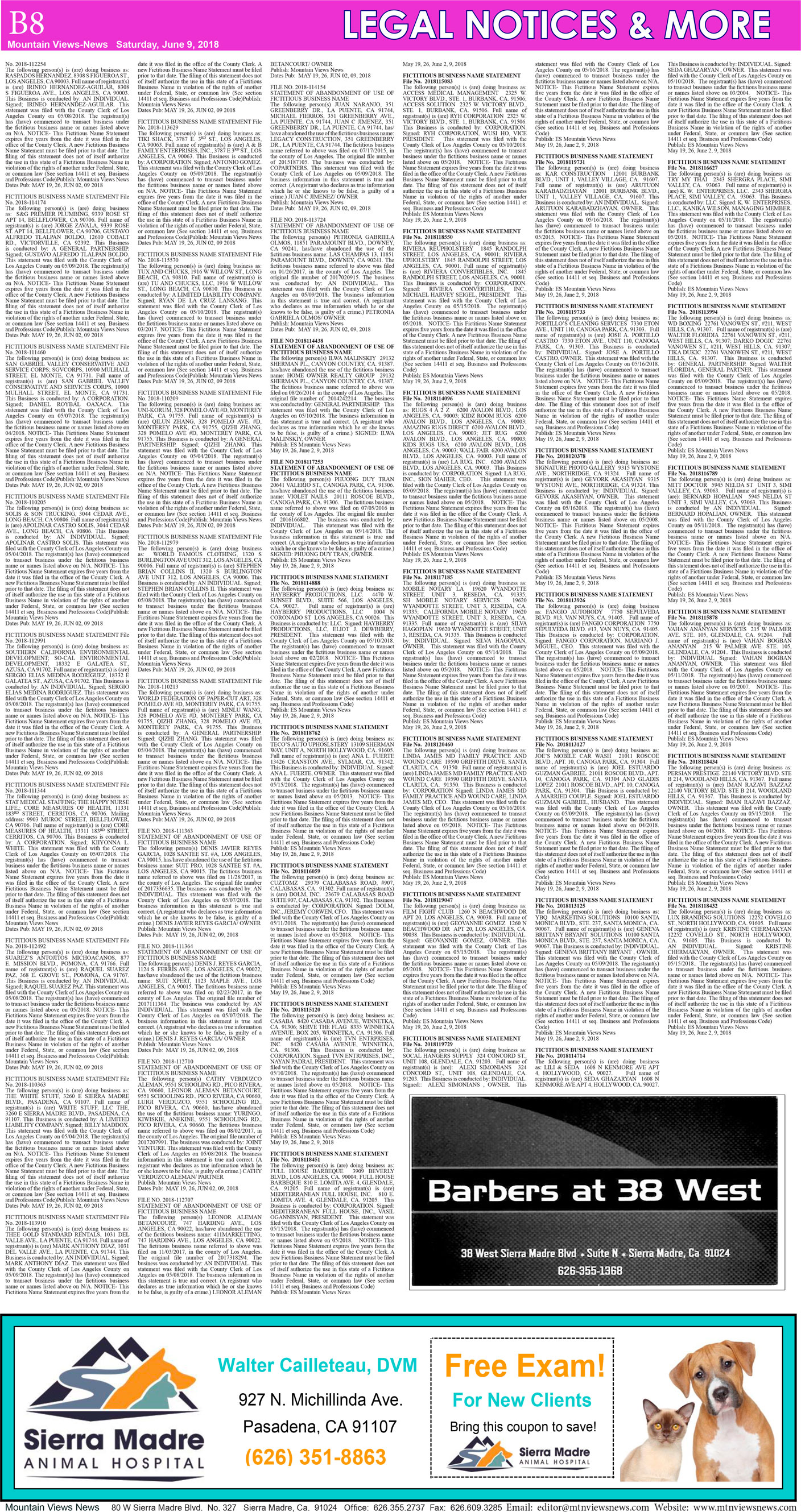 MVNews this week:  Page B:8