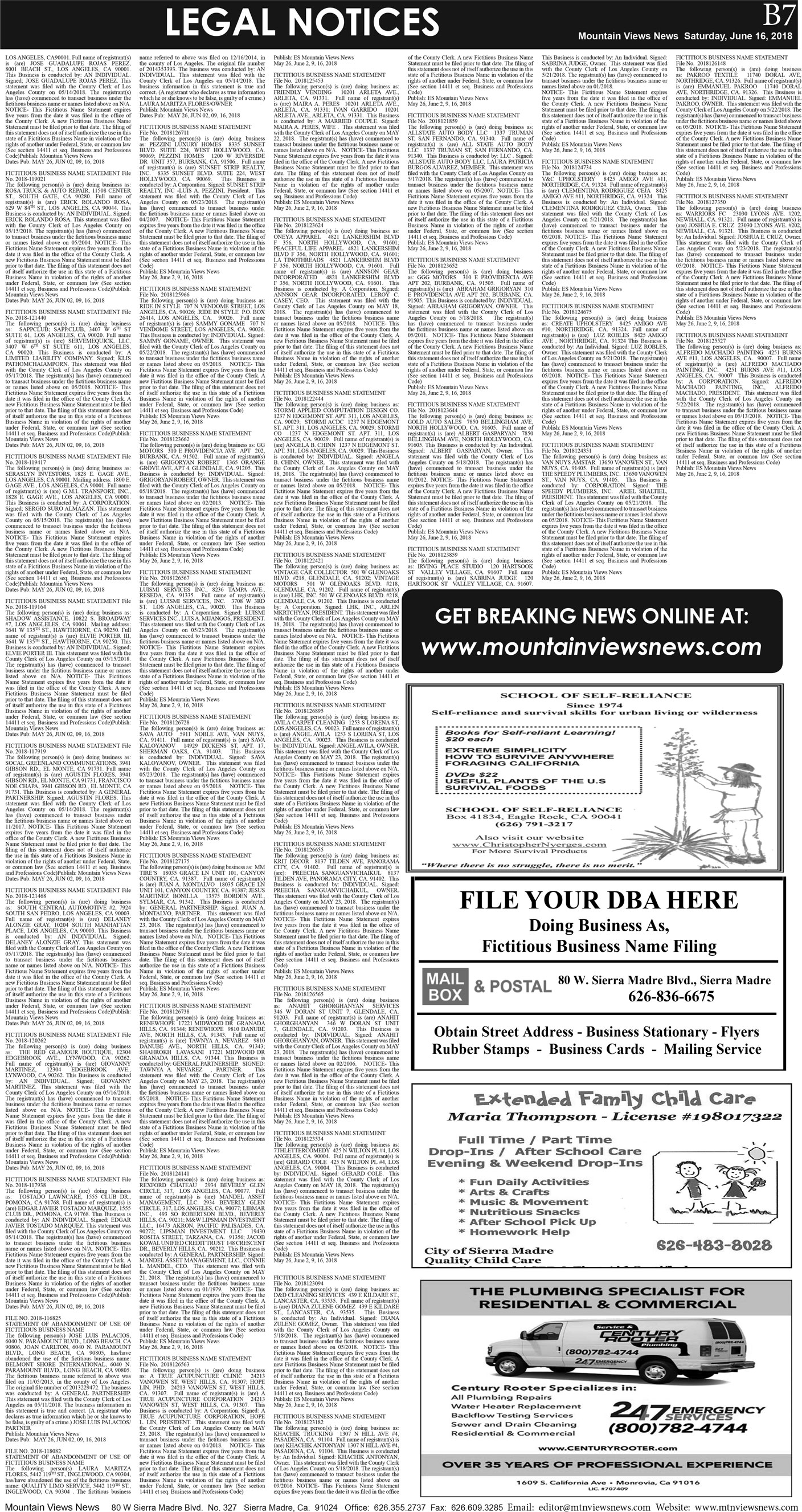 MVNews this week:  Page B:7