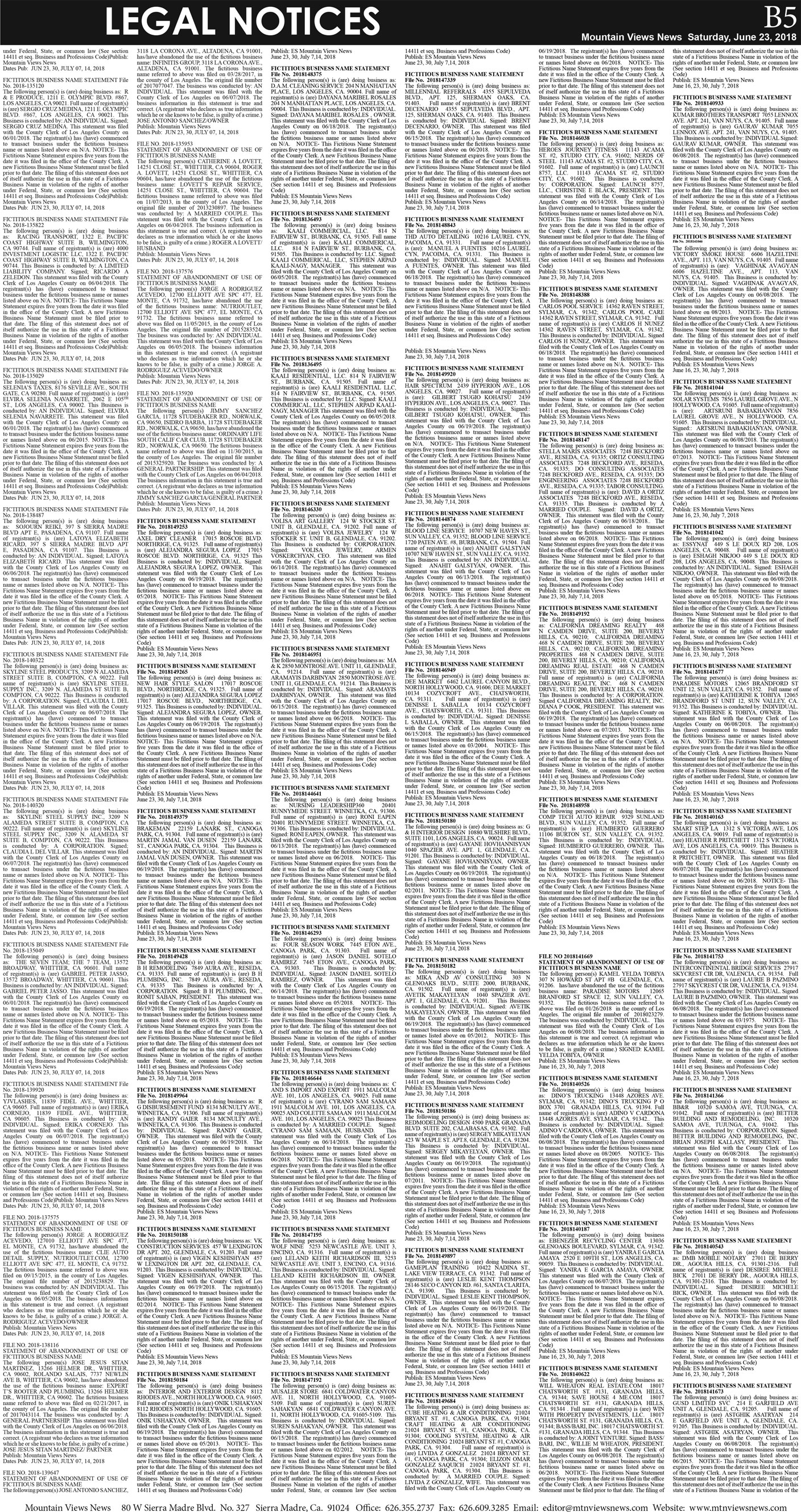 MVNews this week:  Page B:5