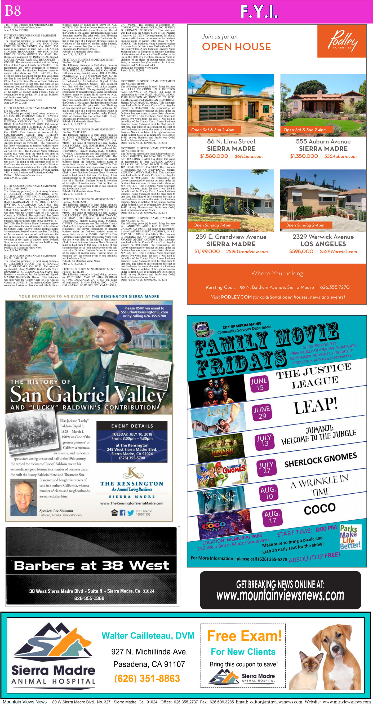 MVNews this week:  Page B:8