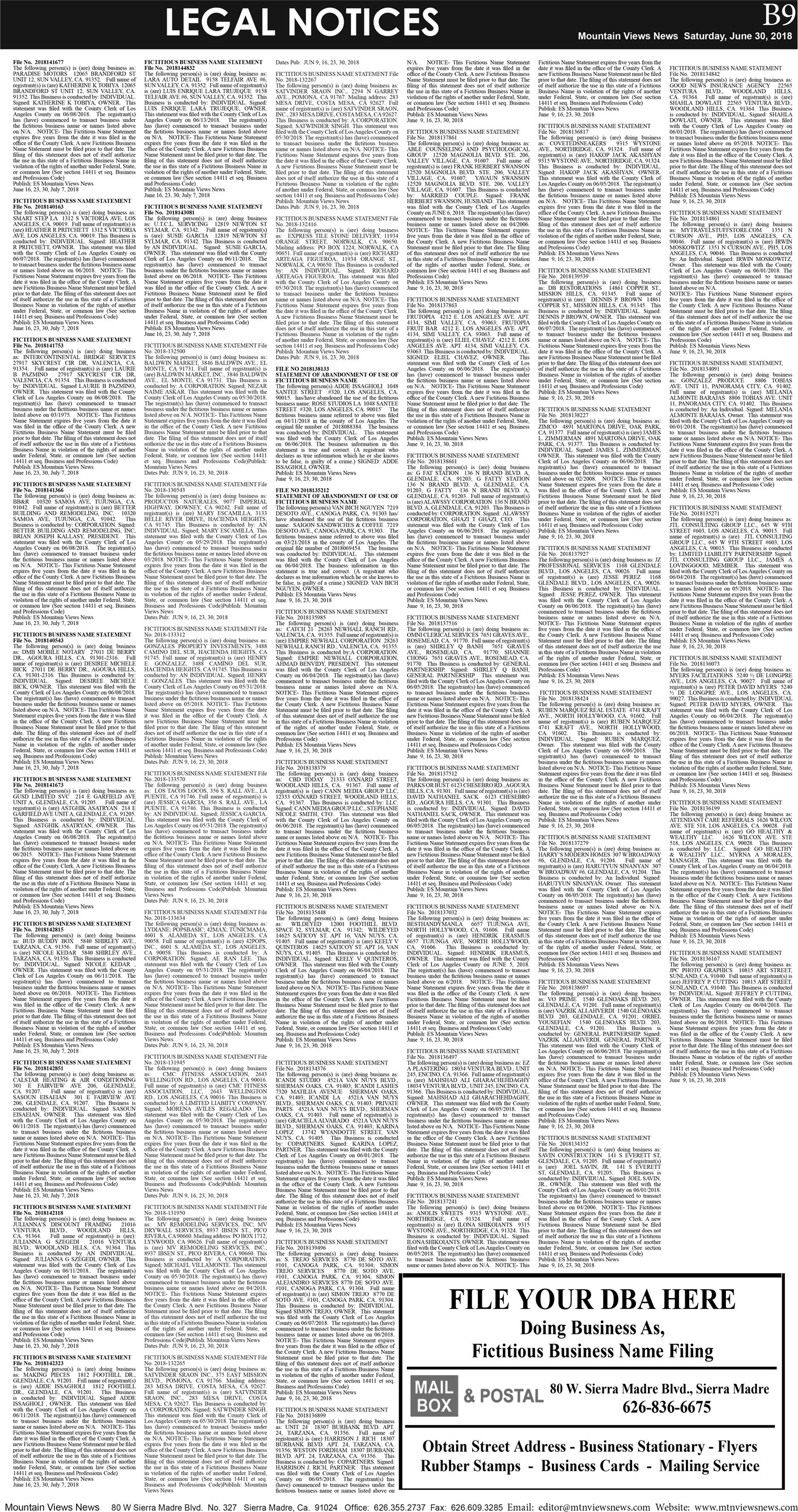 MVNews this week:  Page B:9