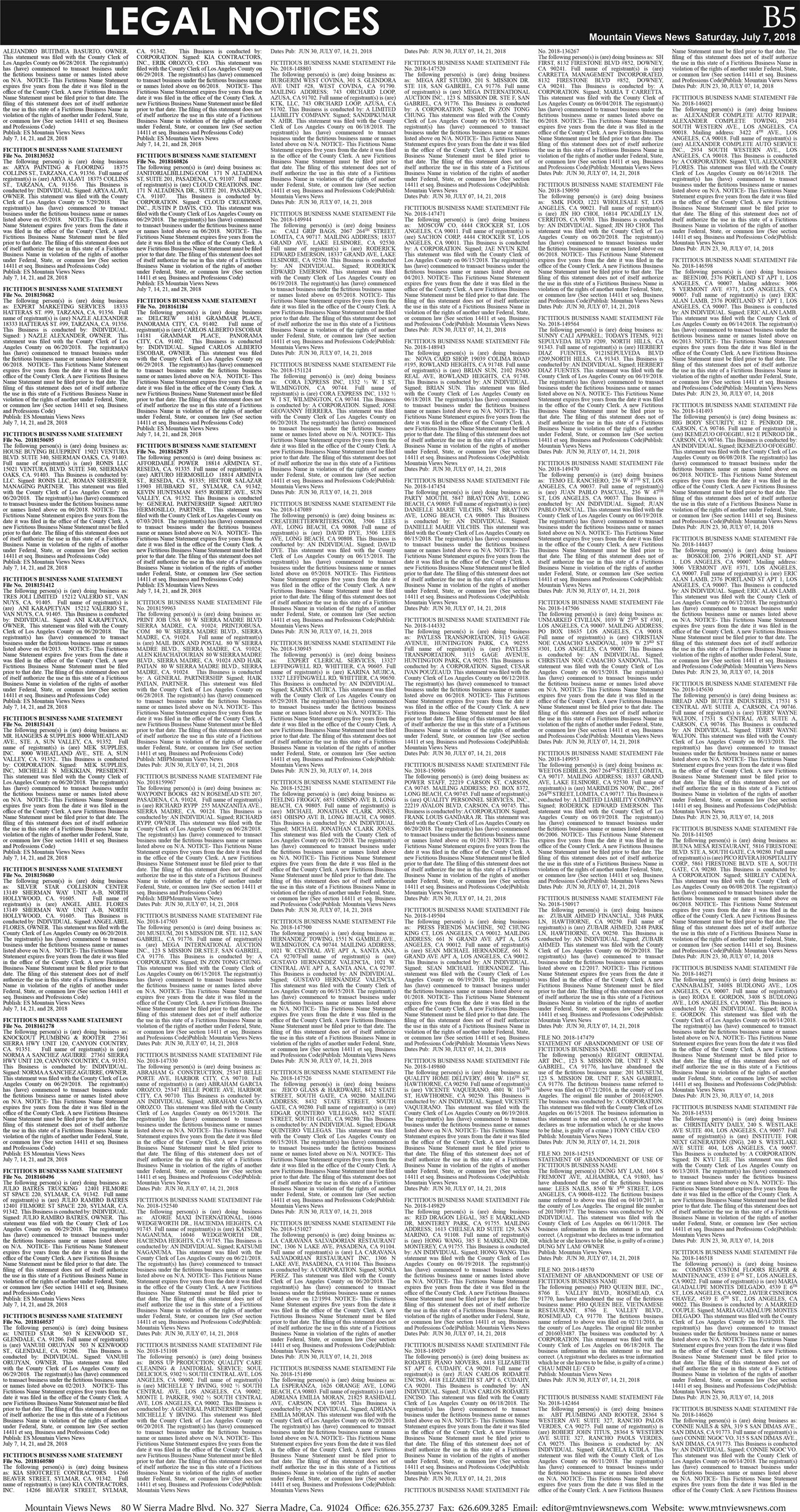 MVNews this week:  Page B:5