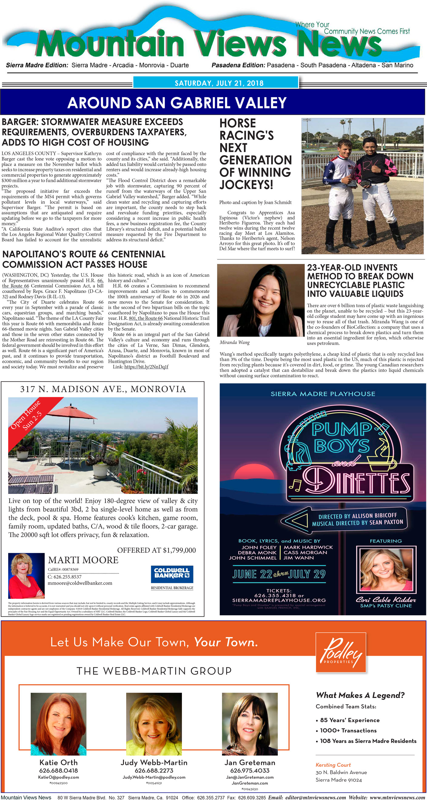 MVNews this week:  Page B:1